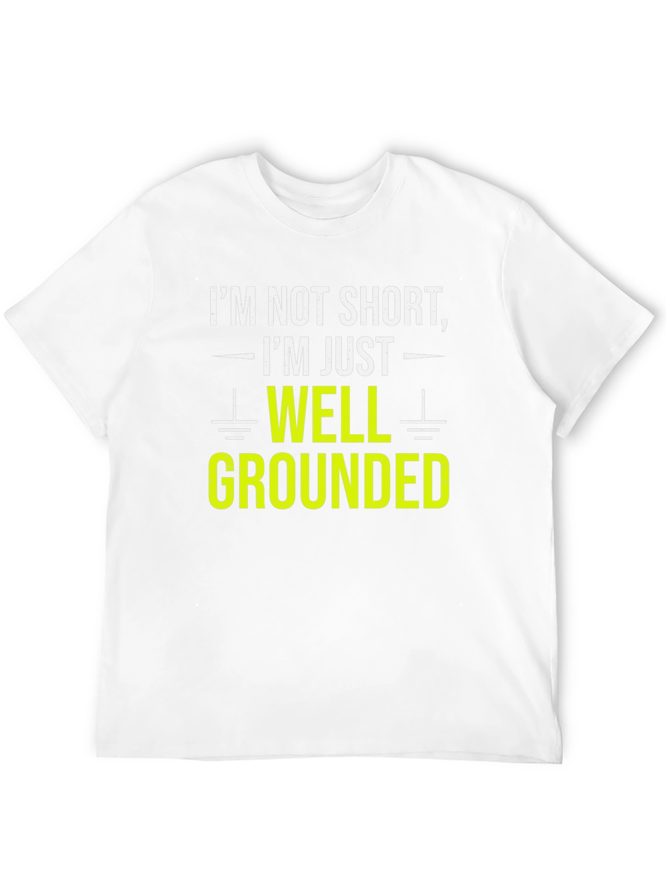 Black Funny Grounded T-Shirt - Humor Tee for Men view 12