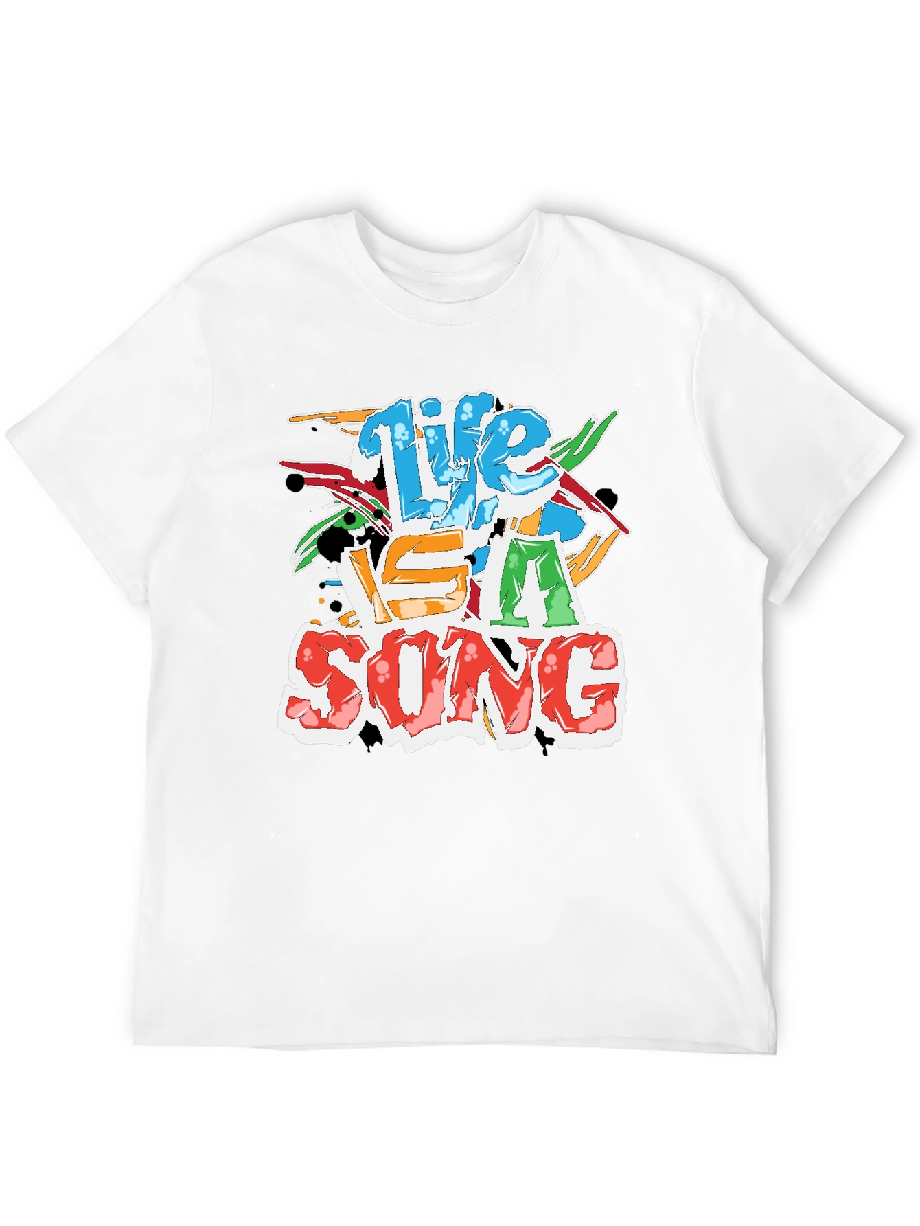 Black Life Is A Song Black T-Shirt view 12