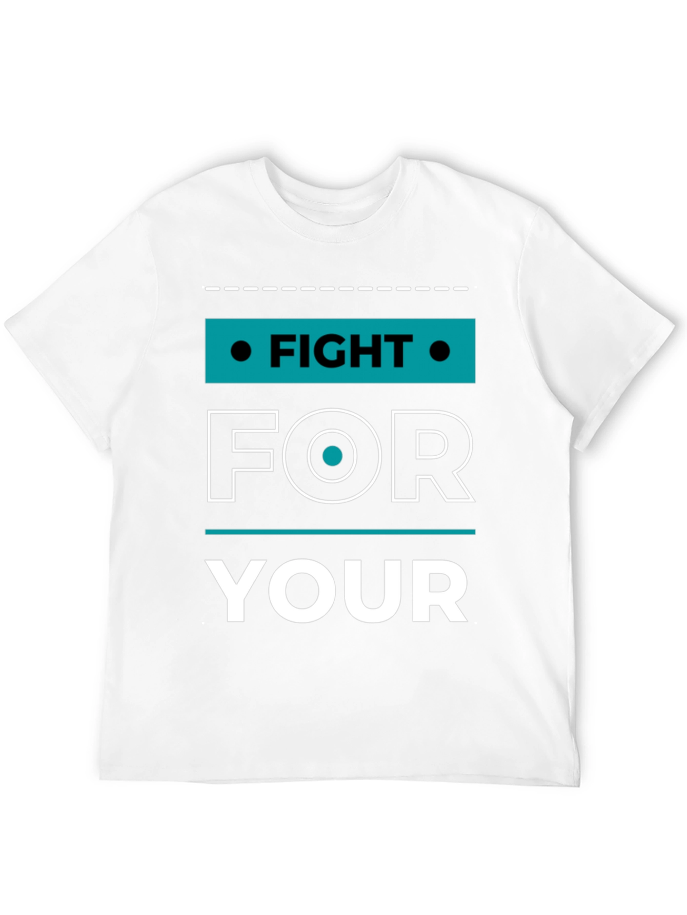 Black Fight For Your T-Shirt view 12