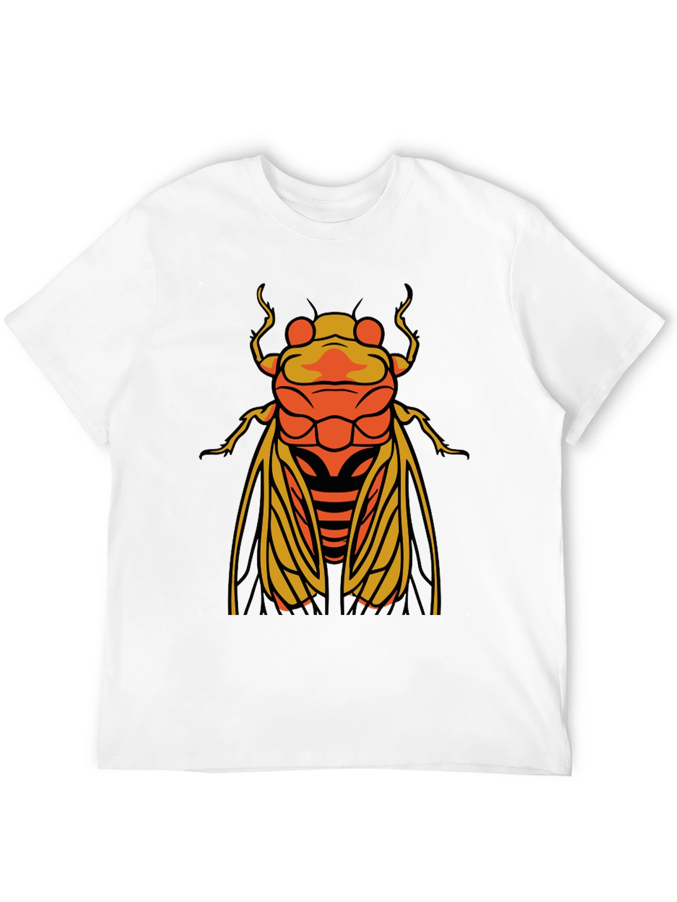 Black Cicada Graphic T-Shirt - Stylish Insect Tee view 12