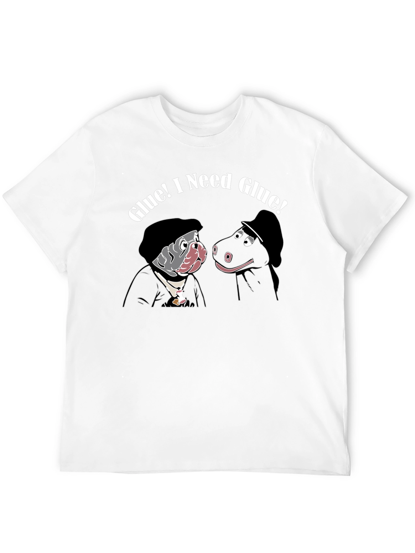 Black Glue! I Need Glue! Black T-Shirt view 12