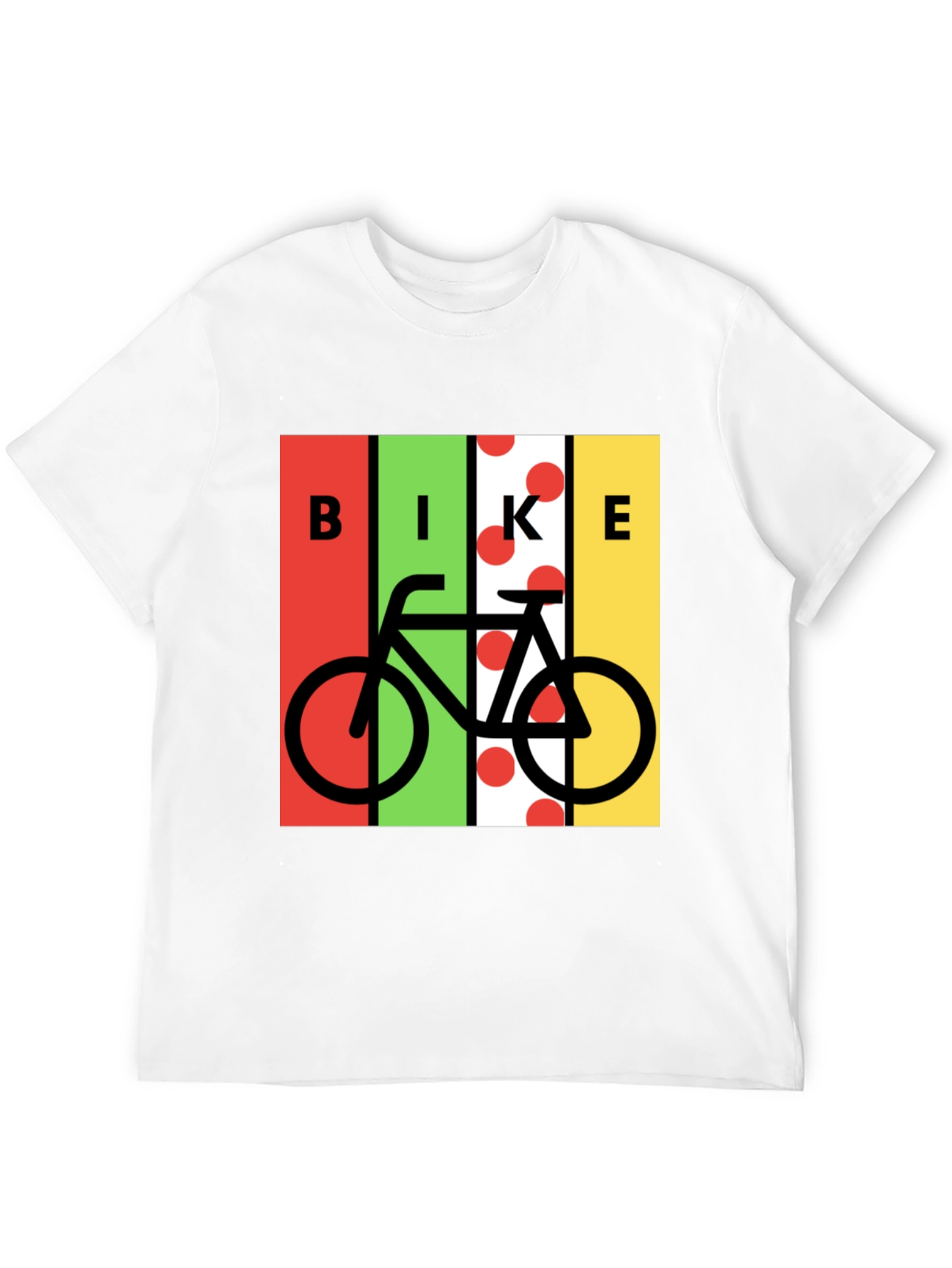 Black Bike Graphic Tee - Black Cotton Blend view 12