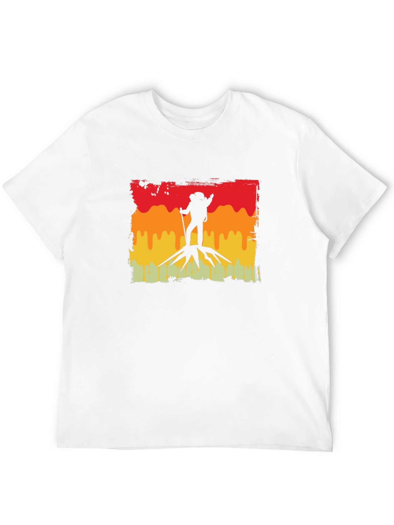 Black Hiking Silhouette Graphic Tee - Adventure Awaits view 12