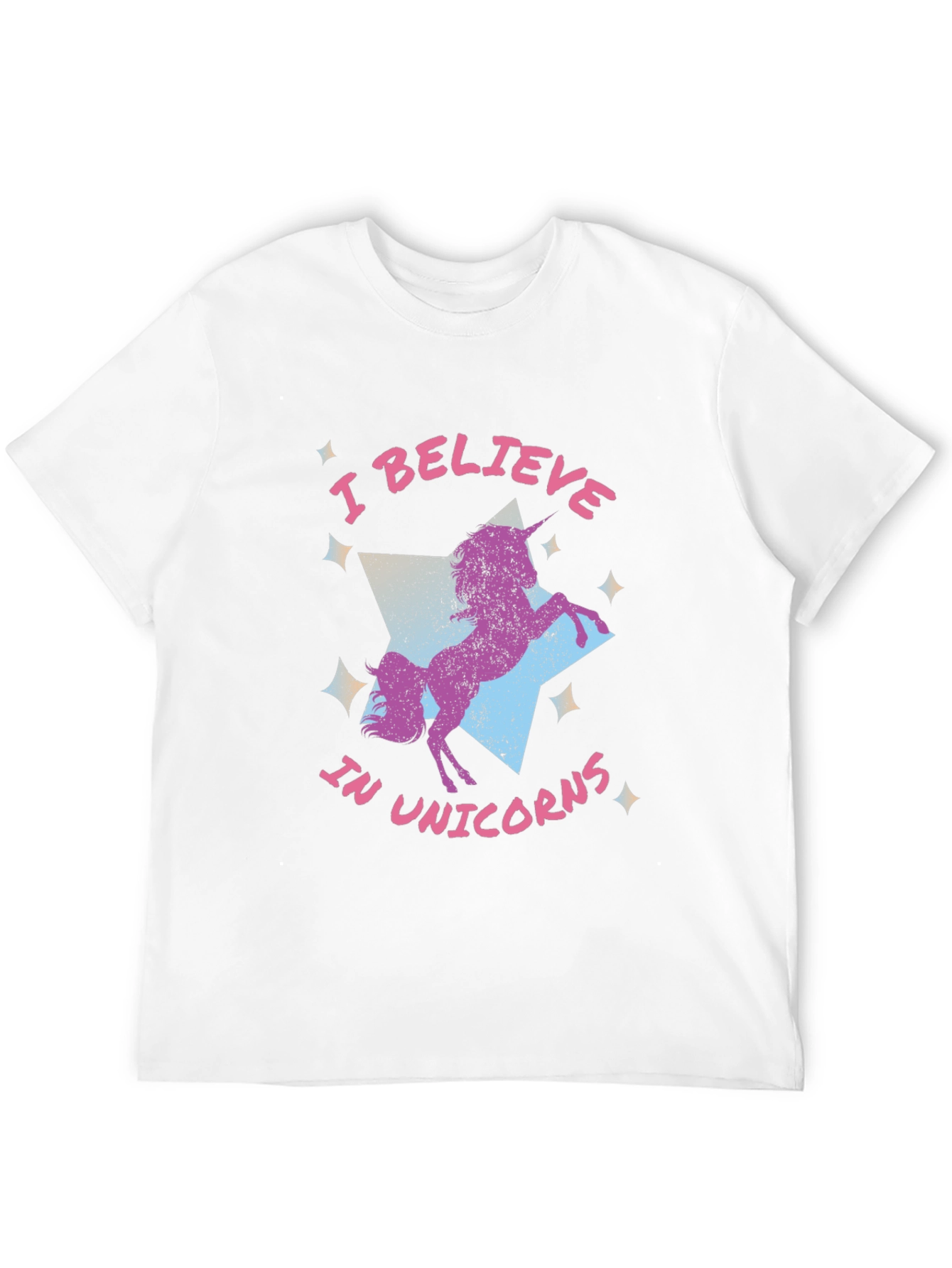 Black I Believe In Unicorns Graphic Tee view 12