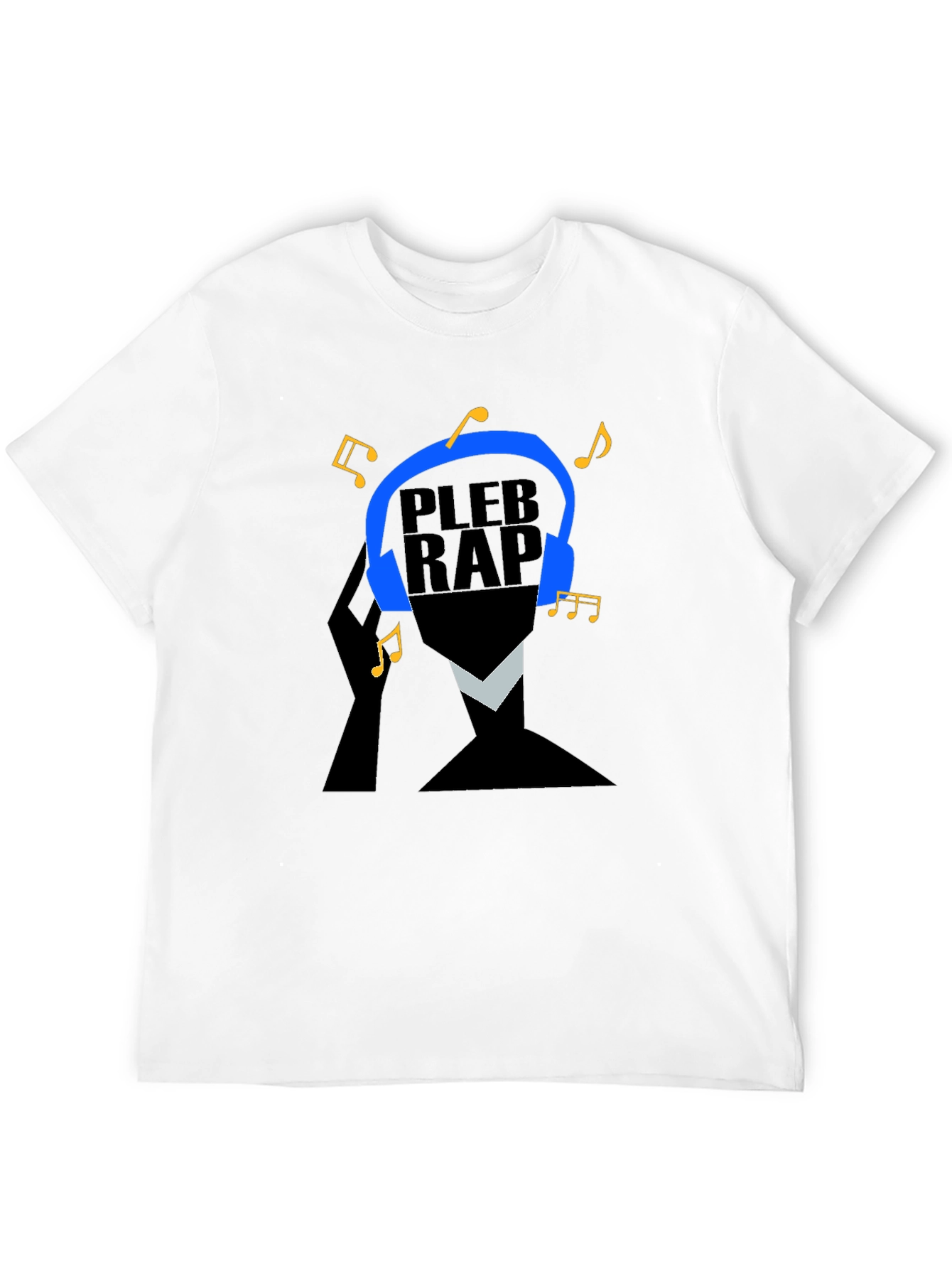 Black Pleb Rap Graphic T-Shirt - Trendy Music Lover Tee view 12