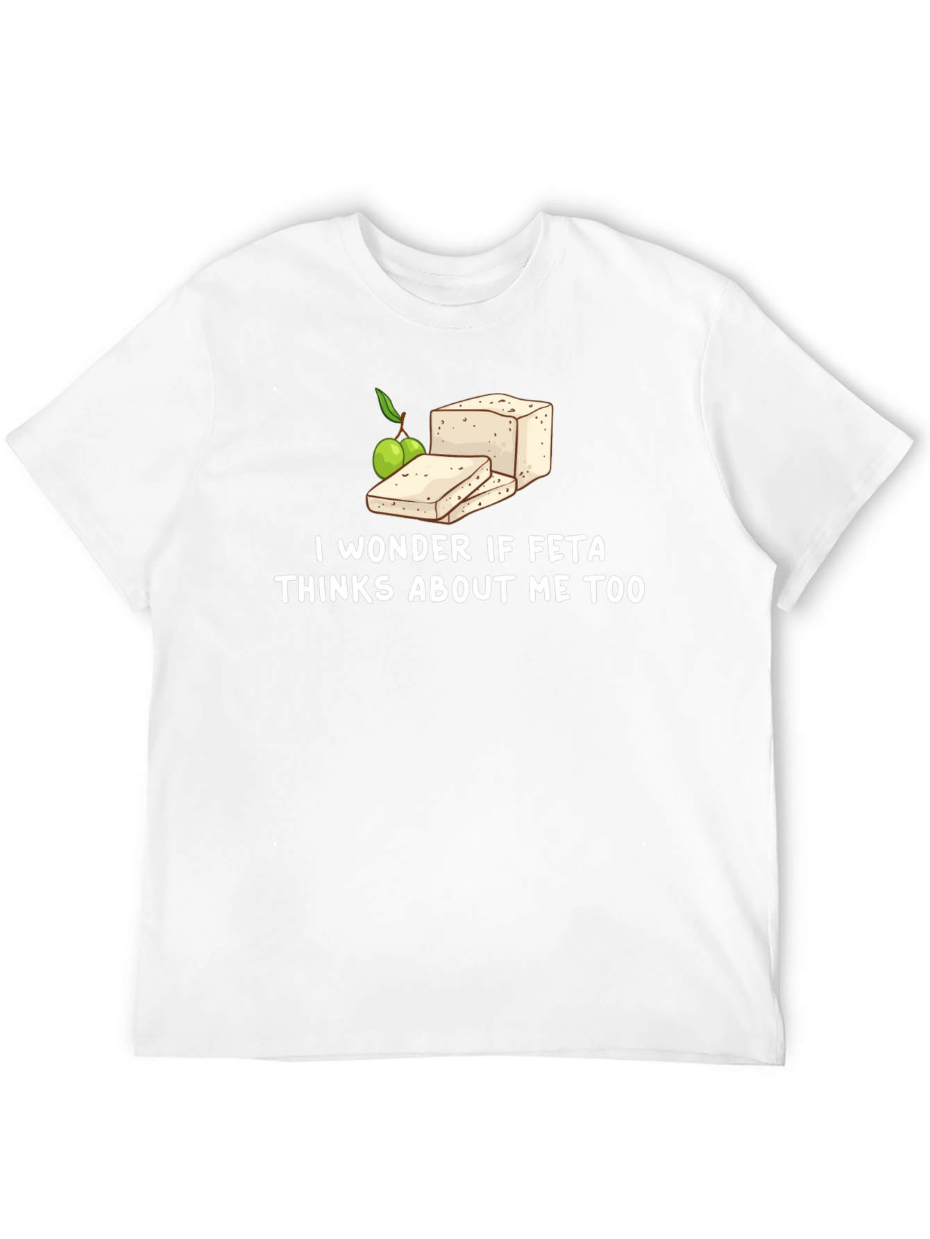 Black Feta Lover's T-Shirt: Funny Graphic Tee view 12