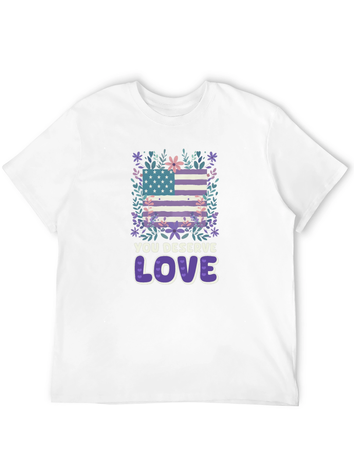 Black You Deserve Love Graphic Tee view 12