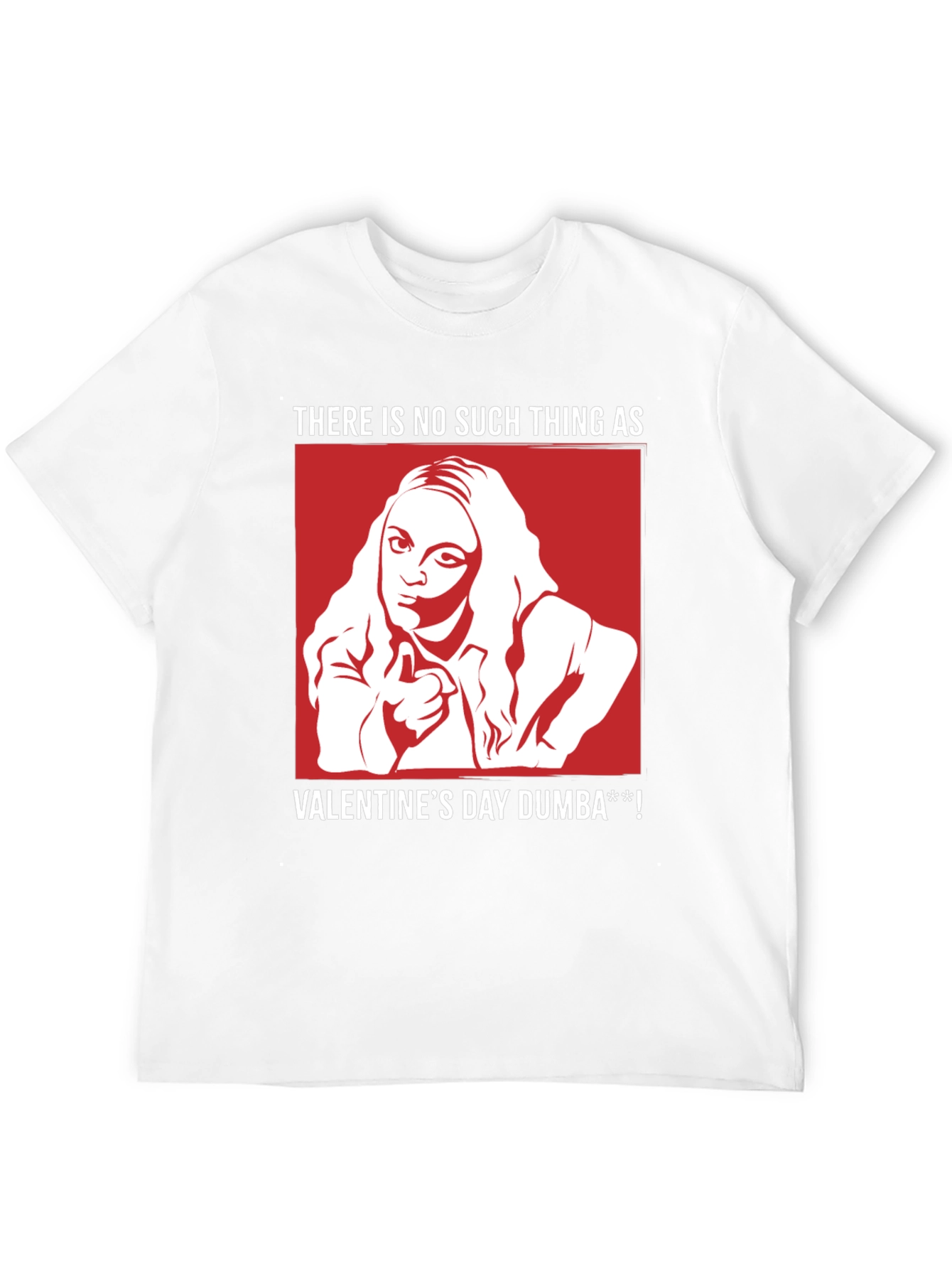 Black Mean Girls Valentine's Day T-Shirt view 12