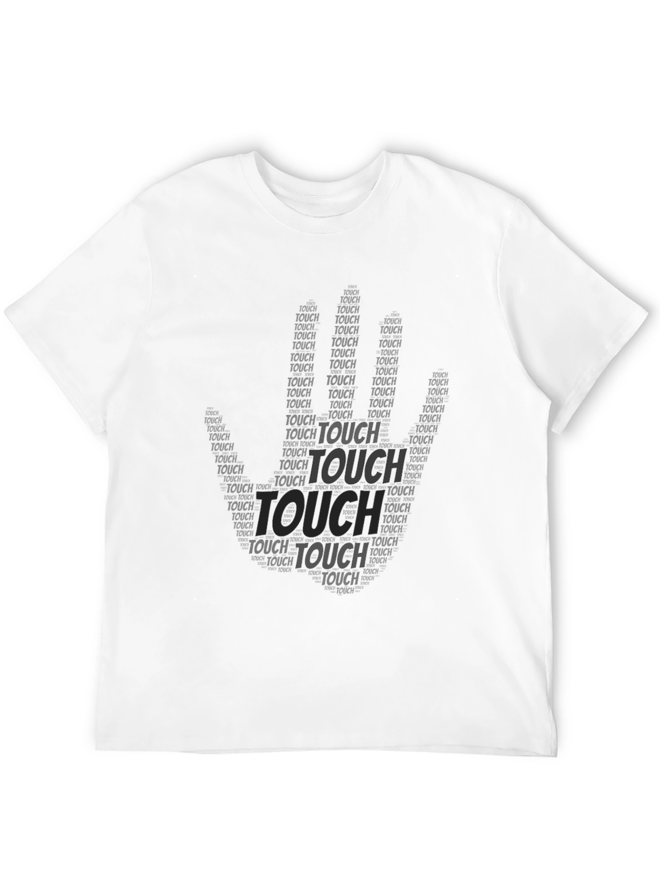 Black Black Touch Graphic Print T-Shirt view 12