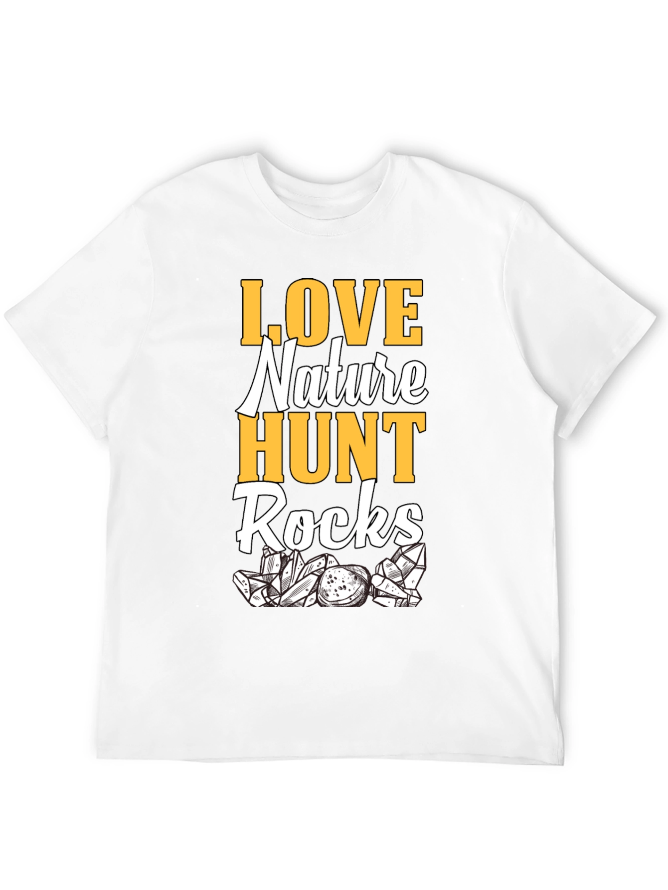 Love Nature Hunt Rocks Graphic T-Shirt - 12