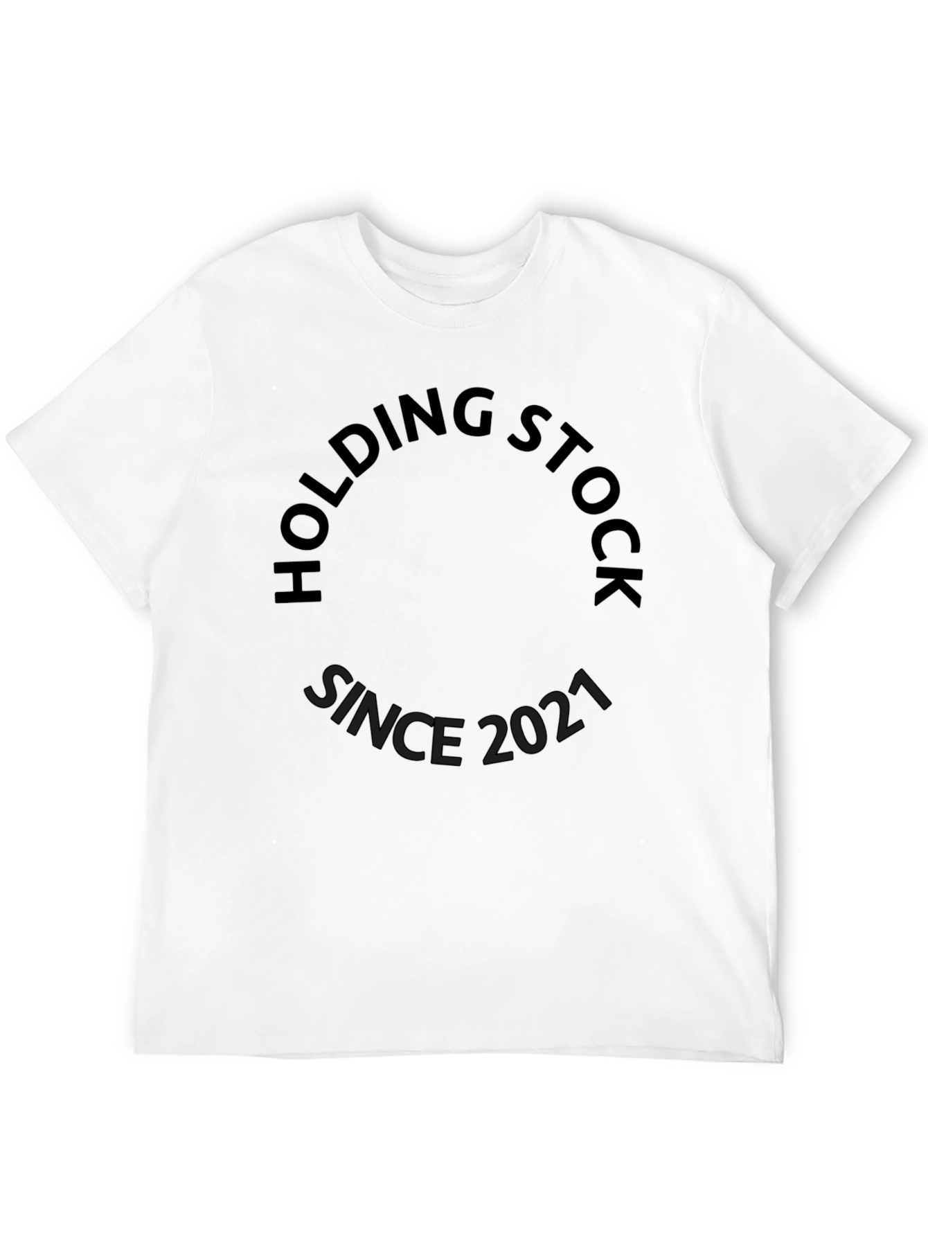 Black Holding Stock Since 2021 Black T-Shirt view 12