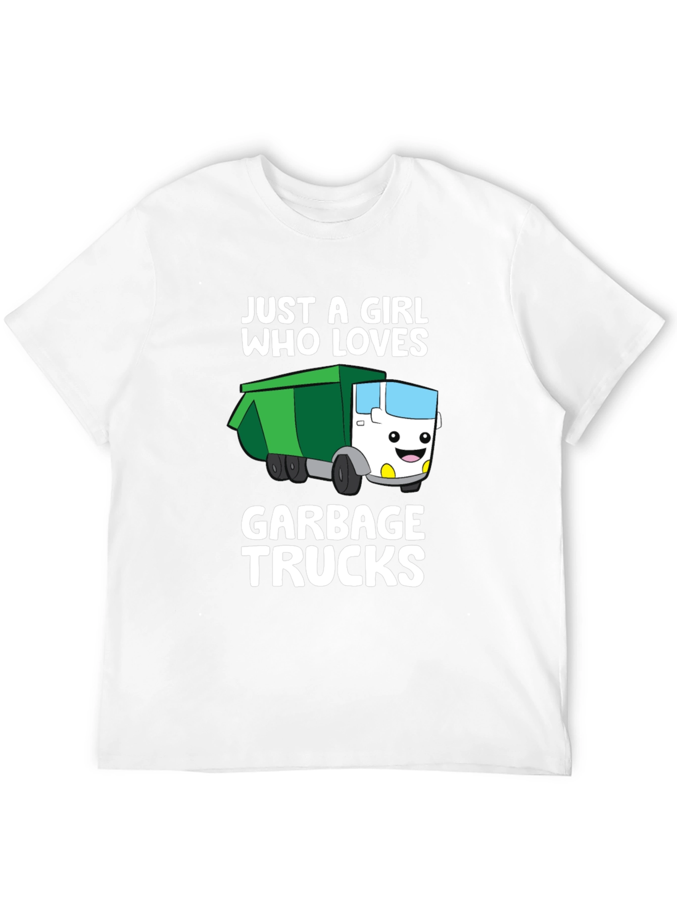 Black Girl Who Loves Garbage Trucks T-Shirt view 12