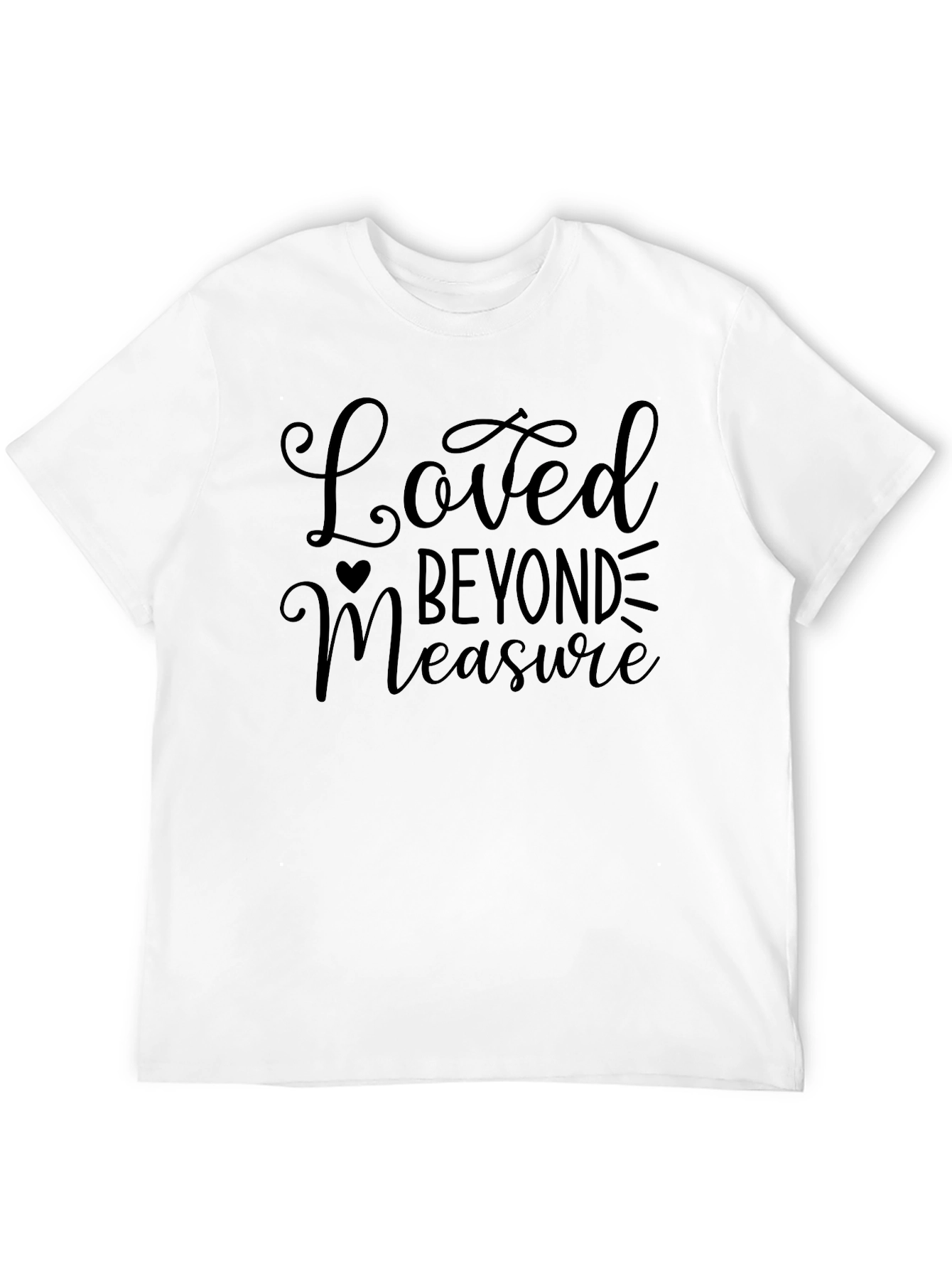 Black Loved Beyond Measure Graphic Tee - Black view 12