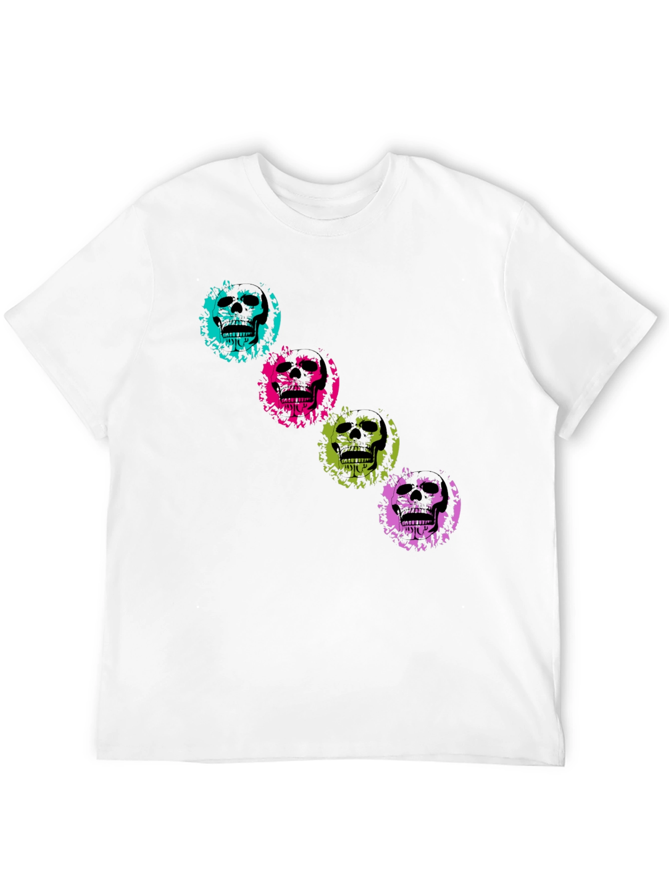 Black Skull Graphic T-Shirt - Stylish Cotton Tee view 12