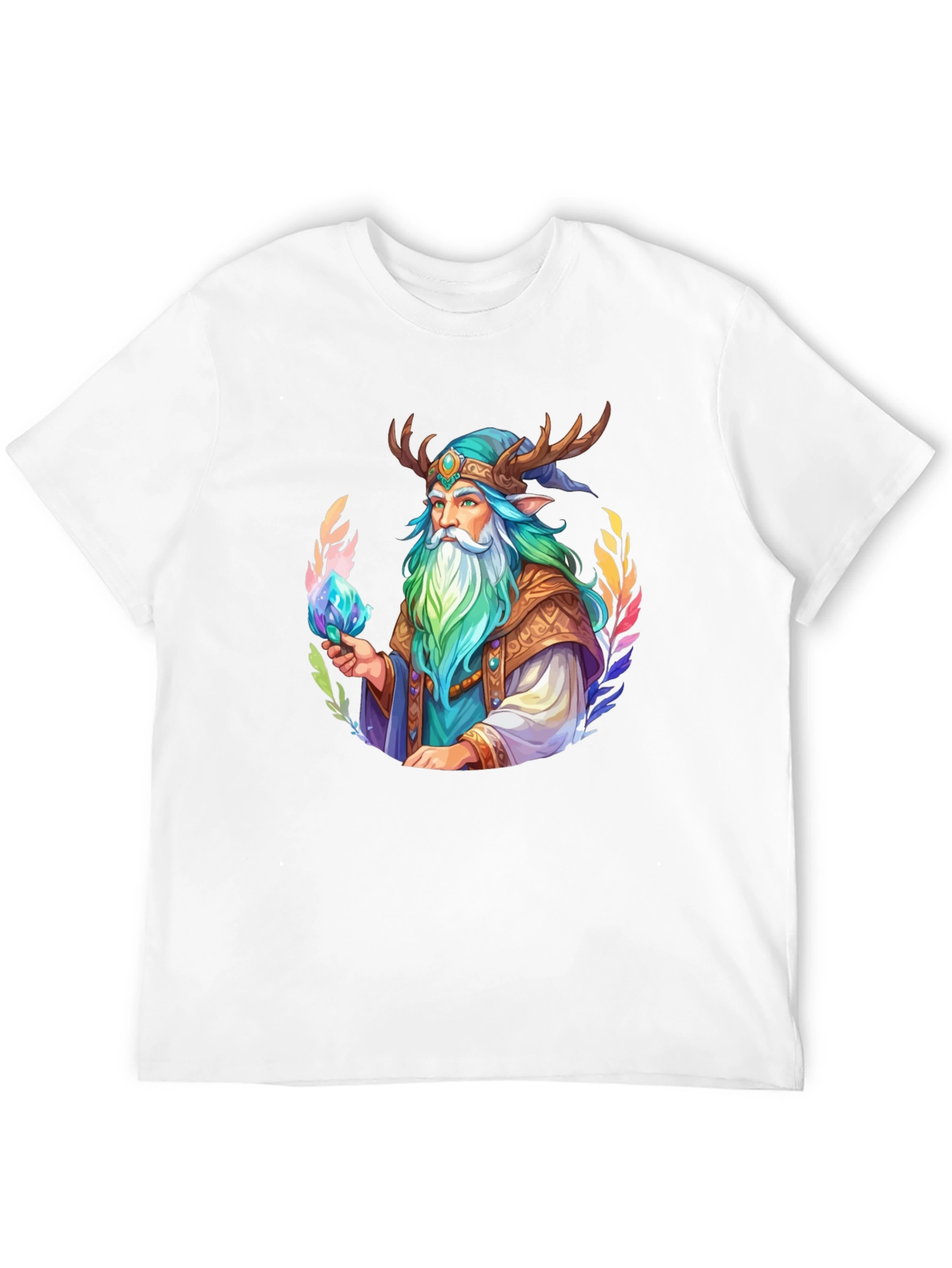 Wizard Graphic Tee - Mystic Design Black T-Shirt - 12