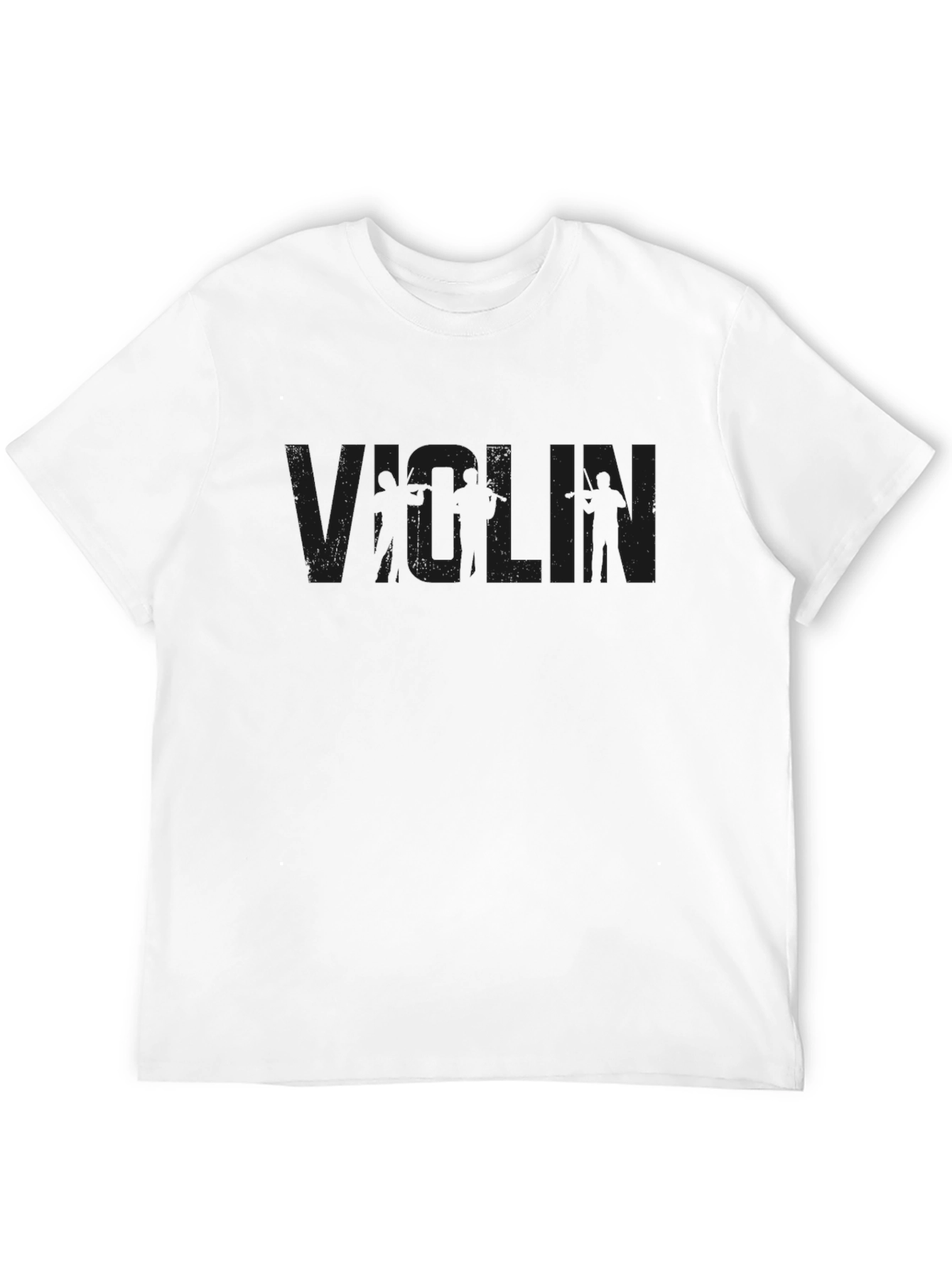 Black Black Violin T-Shirt - Musical Instrument Graphic Tee view 12