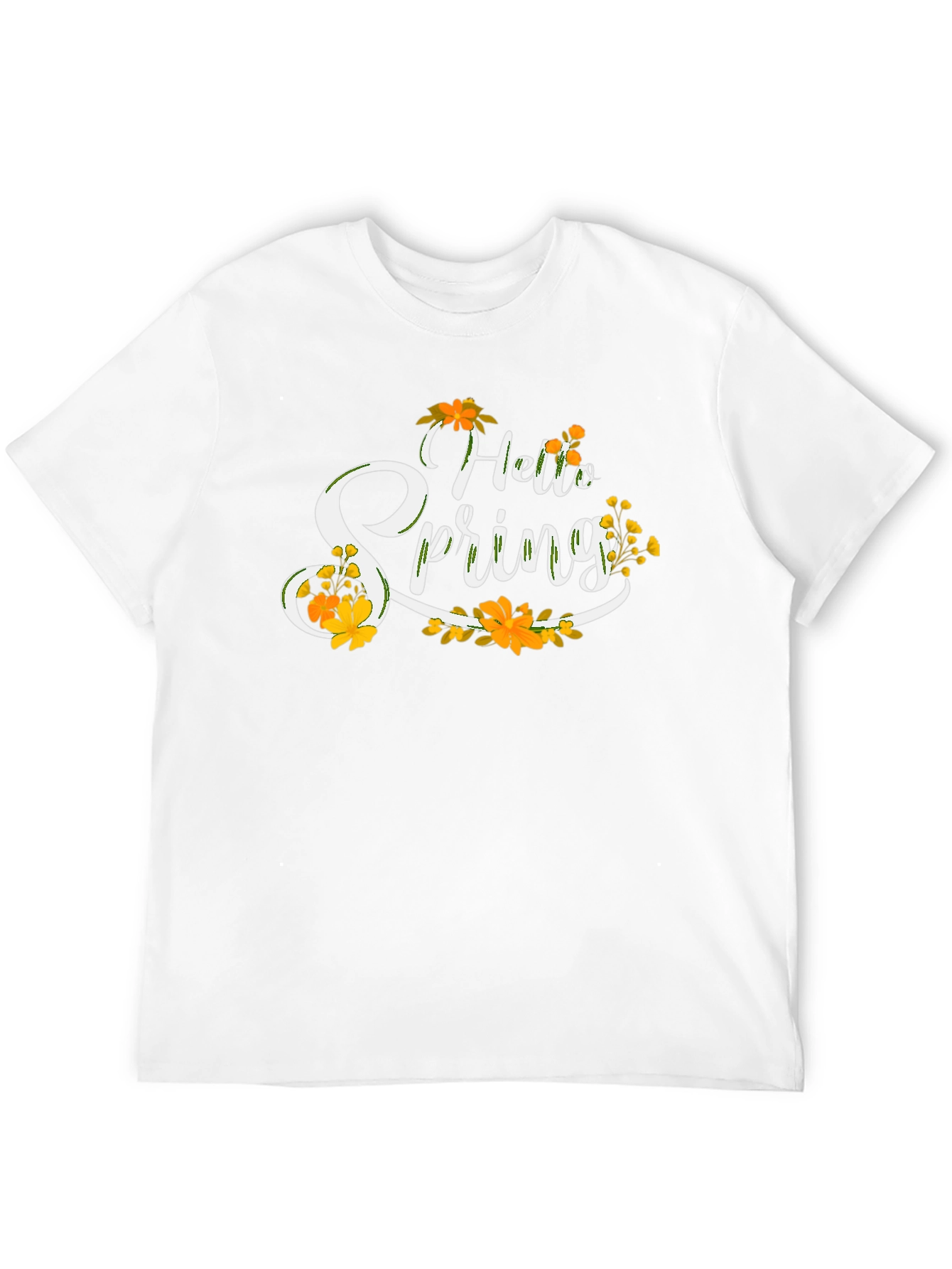 Black Hello Spring Floral T-Shirt - Black view 12