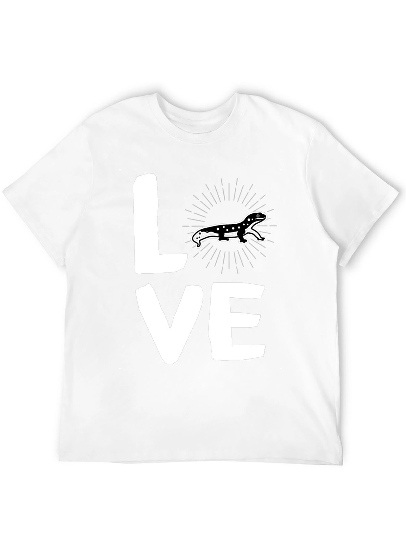 Black Lizard Love T-Shirt - Graphic Tee view 12