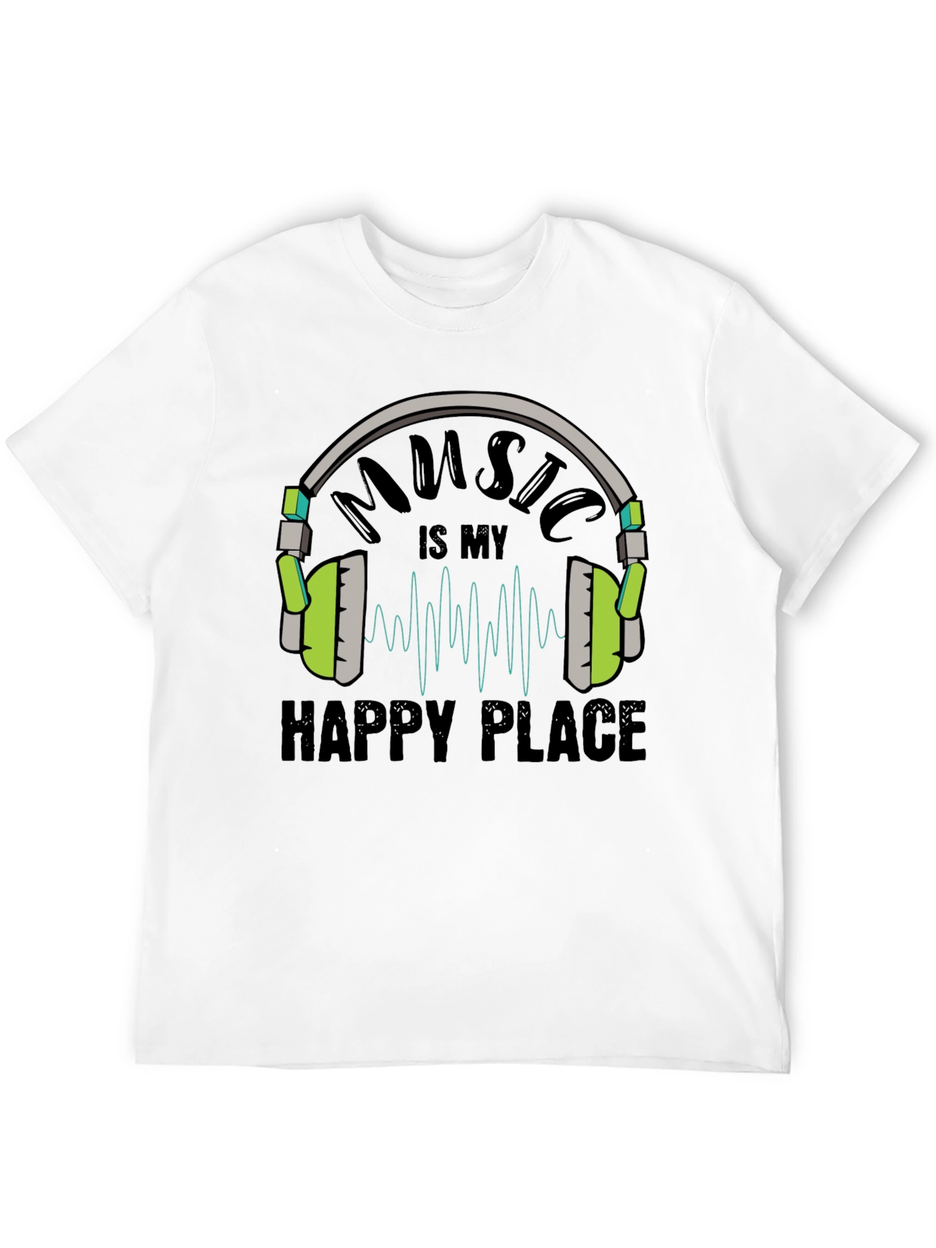 Black Music is My Happy Place T-Shirt view 12