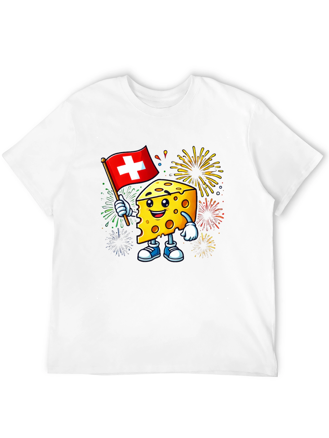 Black Swiss Cheese Celebration T-Shirt view 12