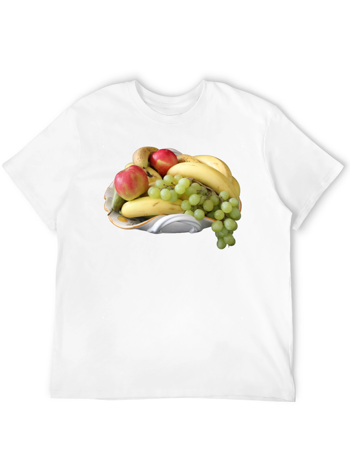 Black Fruit Bowl Graphic T-Shirt - Casual Wear view 12