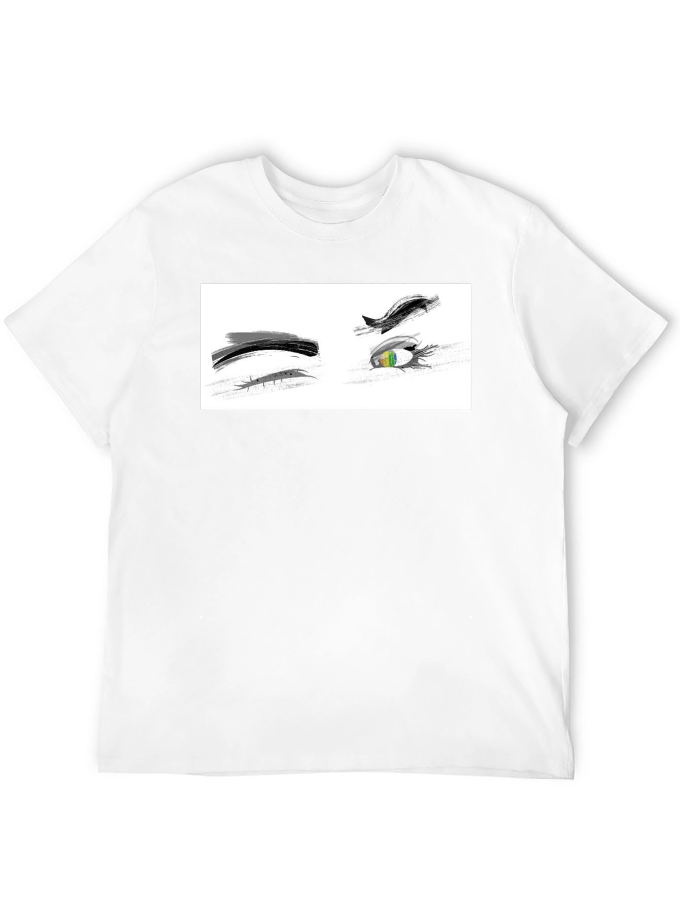 Black Eye Art Black Tee view 12