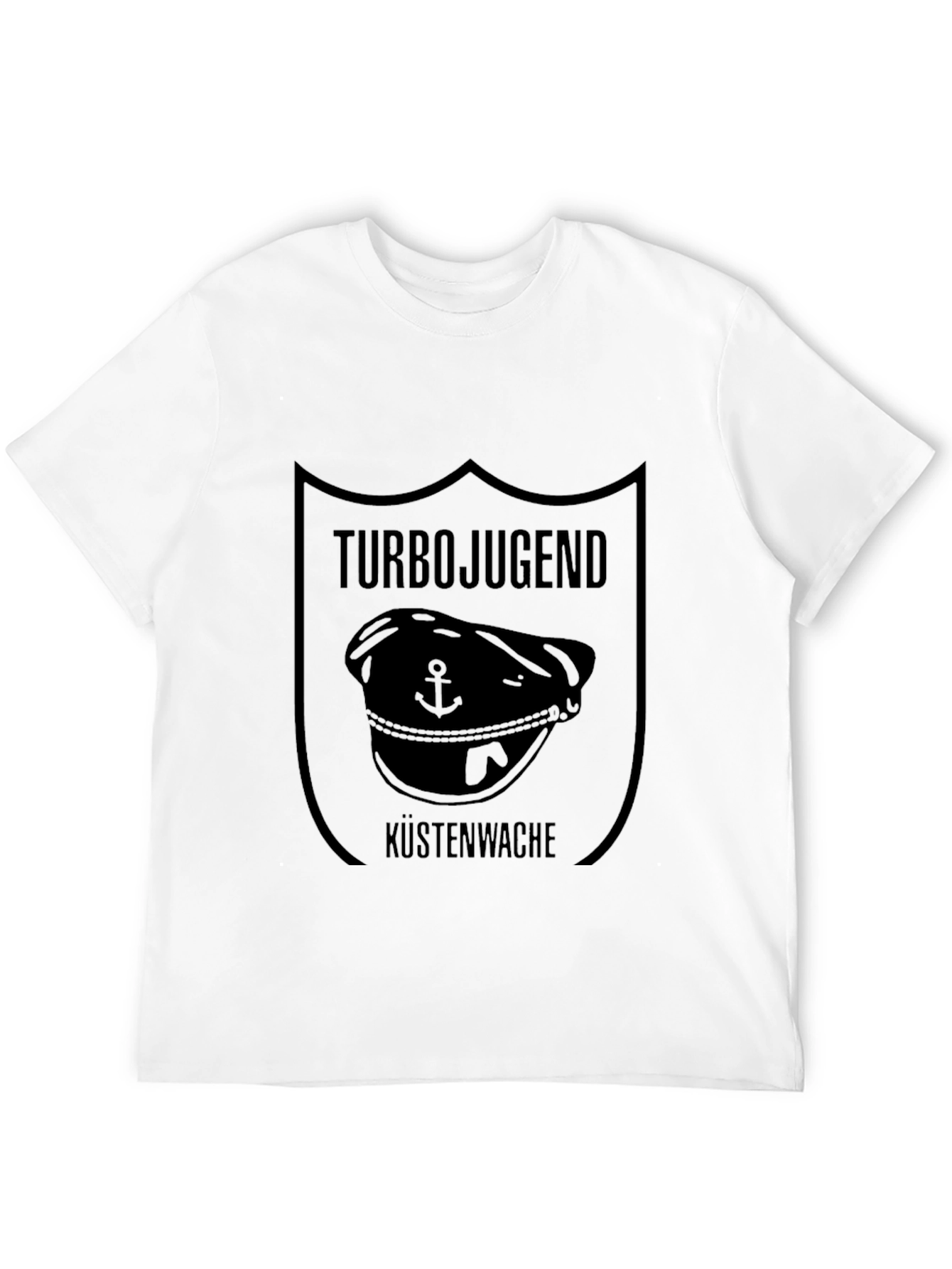 Turbojugend Küstenwache Black T-Shirt - 12