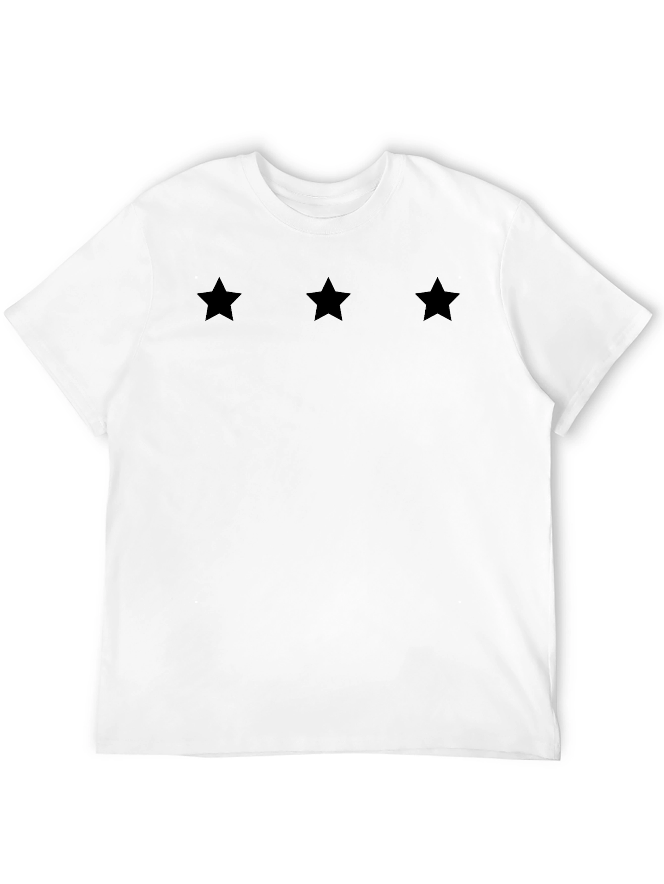 Black Three Star Black Graphic Tee - Stylish & Comfortable view 12