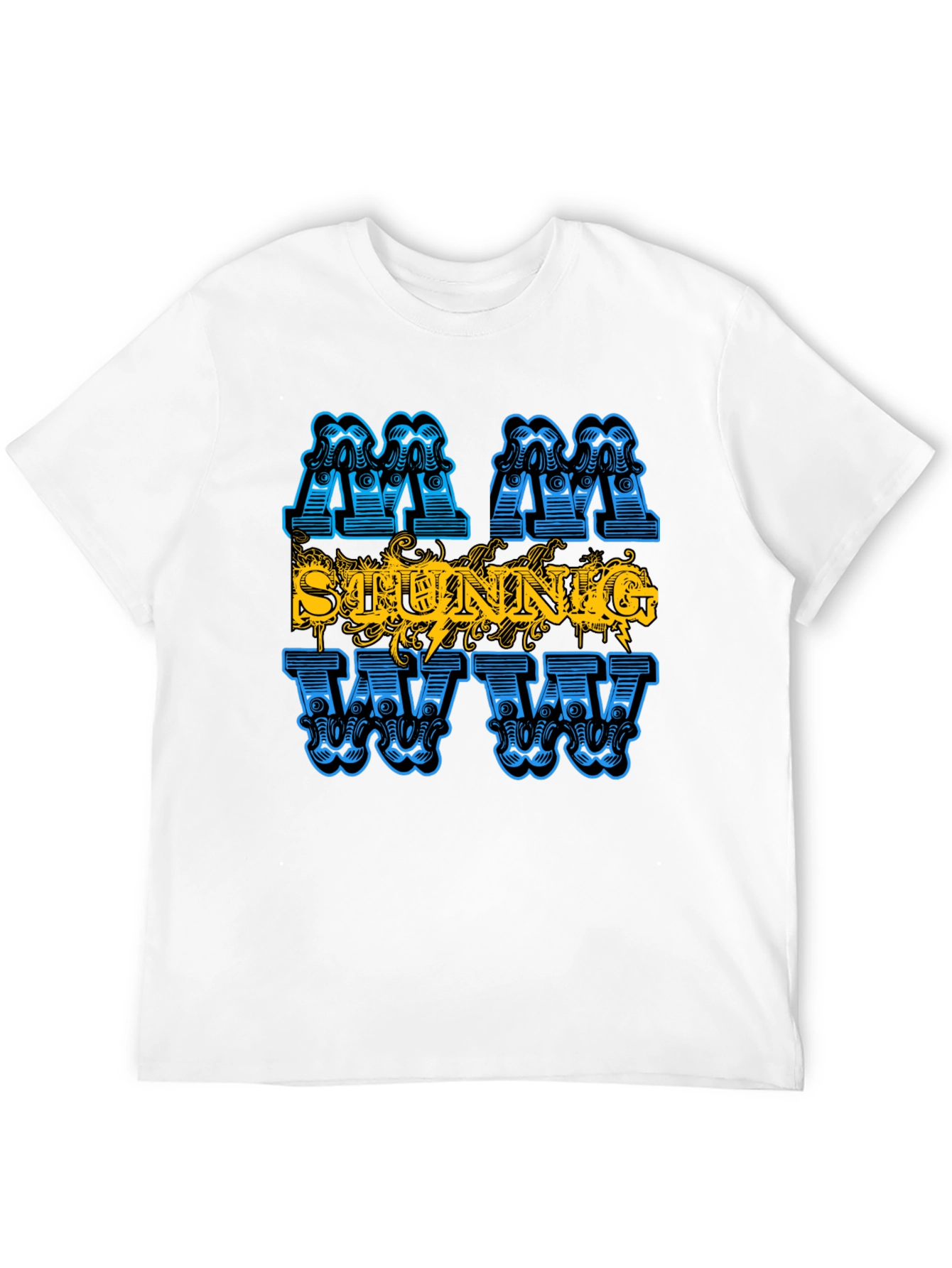 Black Stunning Graphic Print T-Shirt - Men's Fashion Tee view 12