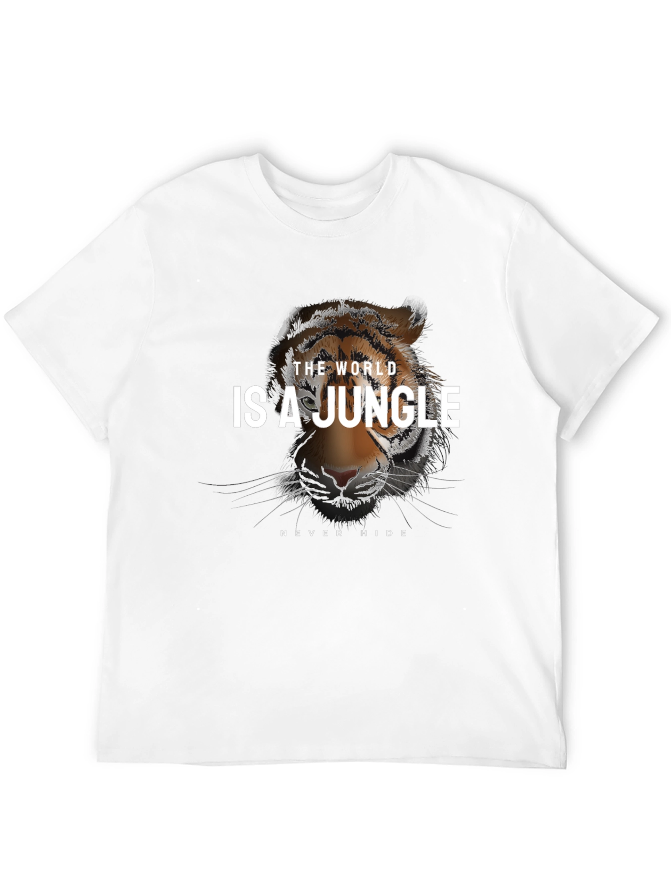 Black The World is a Jungle Graphic T-Shirt - Black view 12