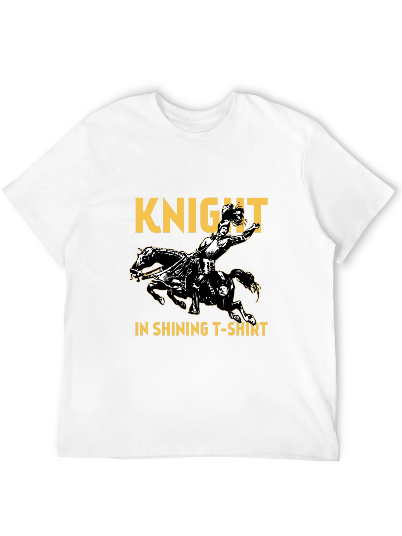 Black Knight in Shining T-Shirt - Black Tee view 12