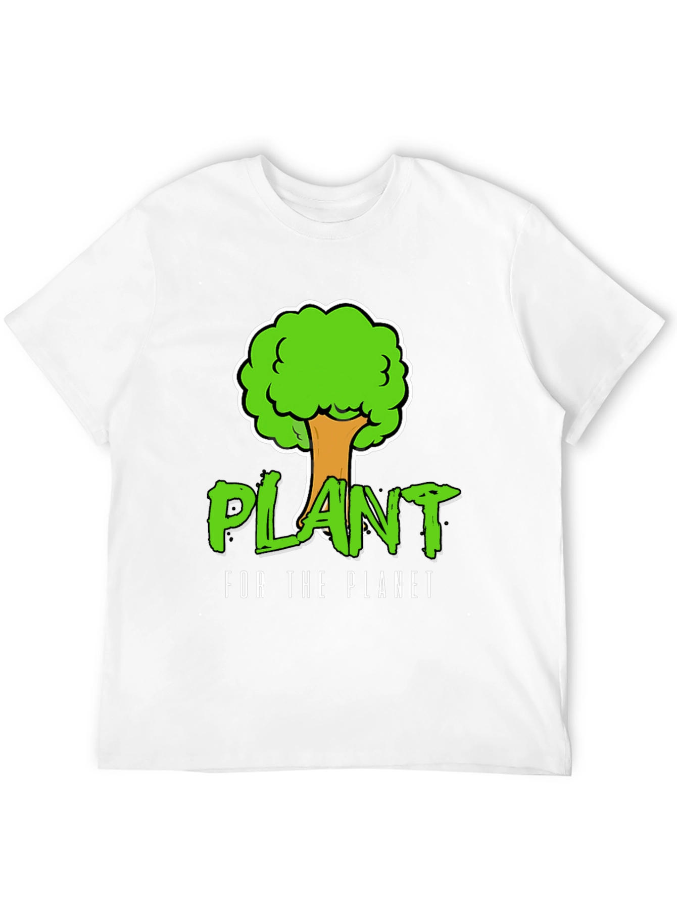 Black Plant for the Planet Graphic Tee - Black view 12