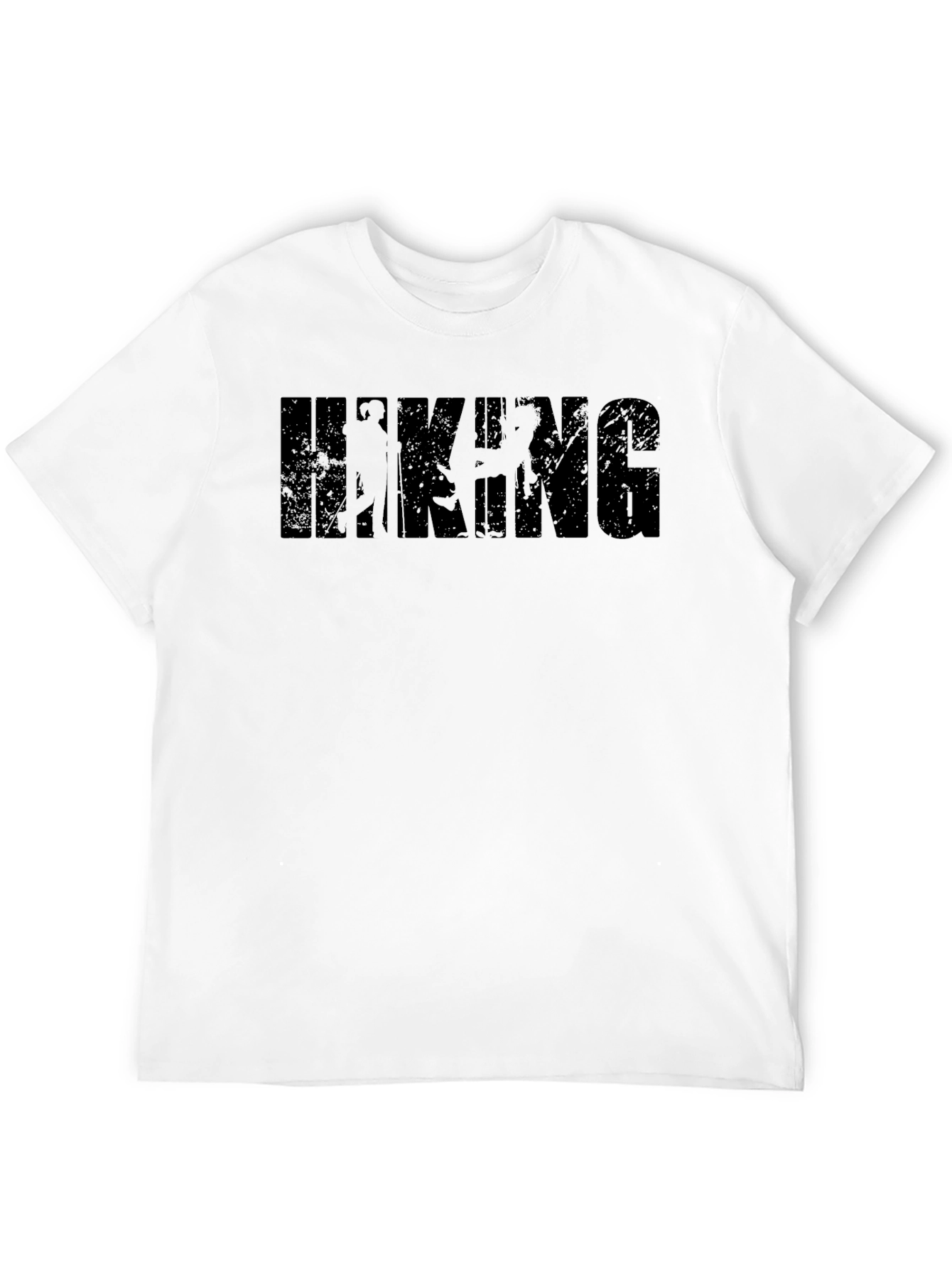 Black Hiking Adventure Tee - Nature Lover's Graphic T-Shirt view 12
