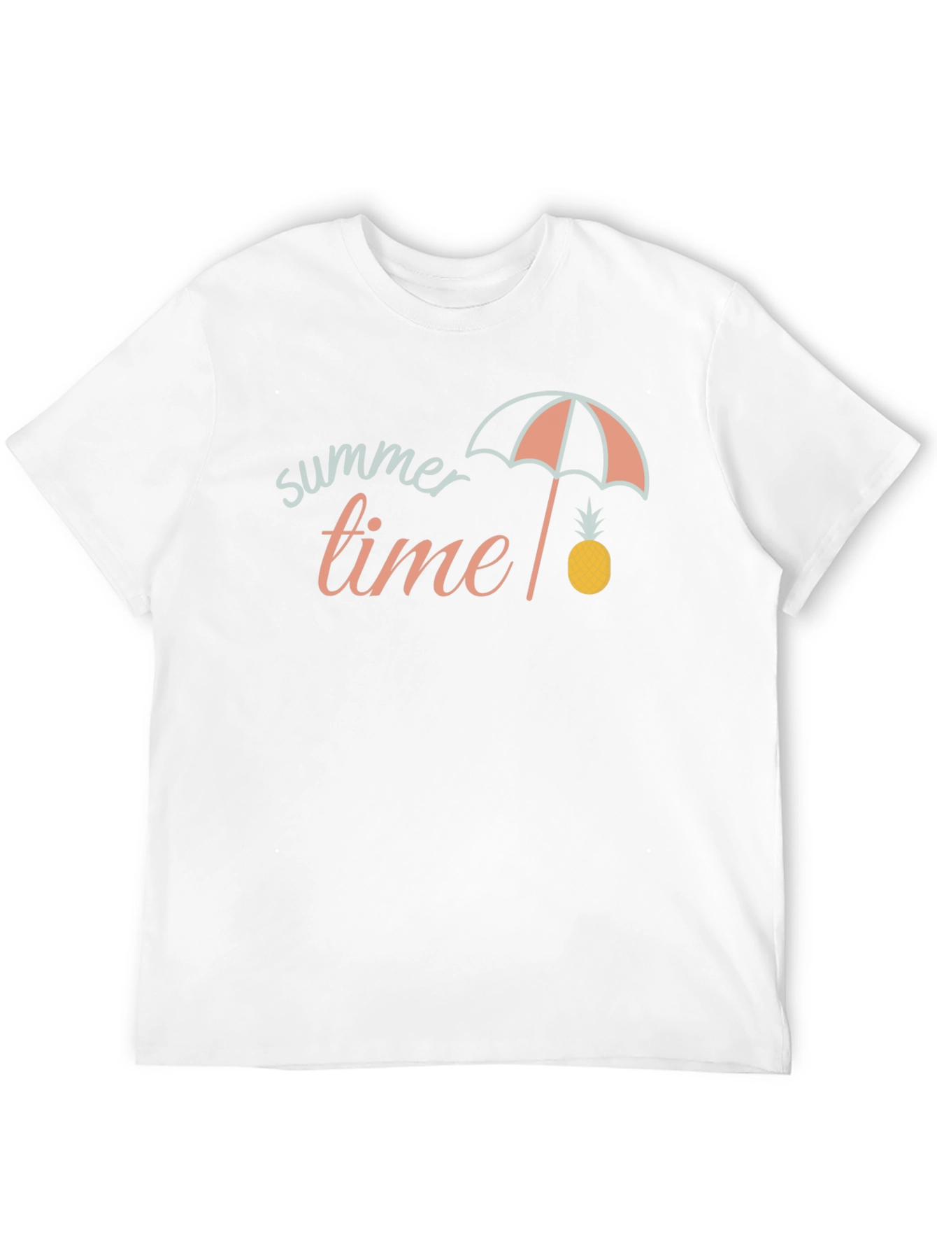 Black Summer Time Graphic Tee - Unisex Black T-Shirt view 12