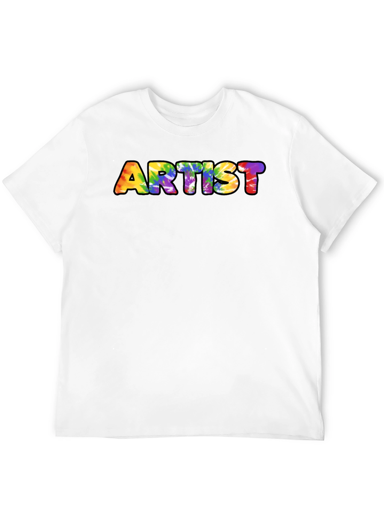 Black Artist Tie Dye Graphic Tee view 12