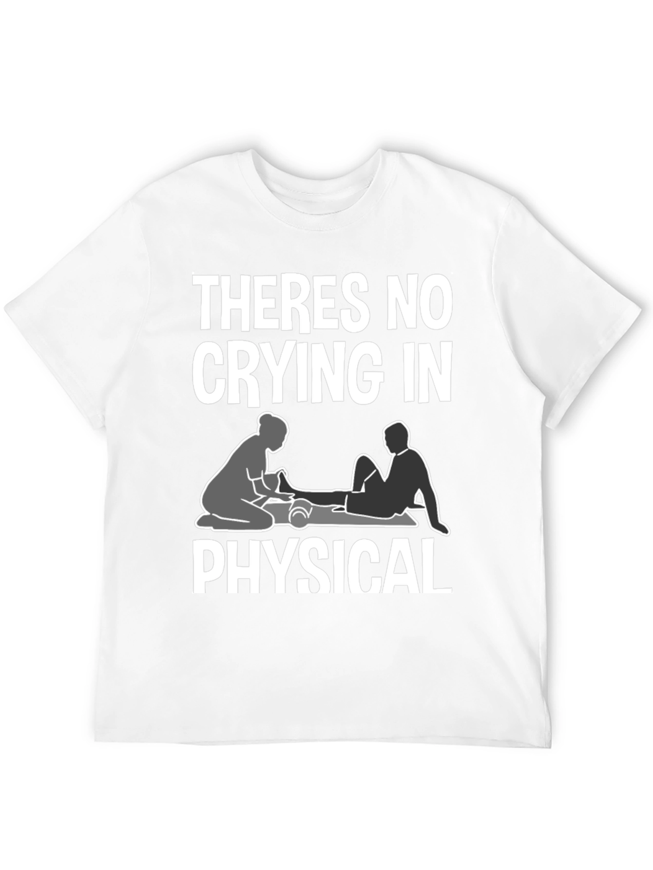 Black Theres No Crying In Physical Therapy T-Shirt view 12