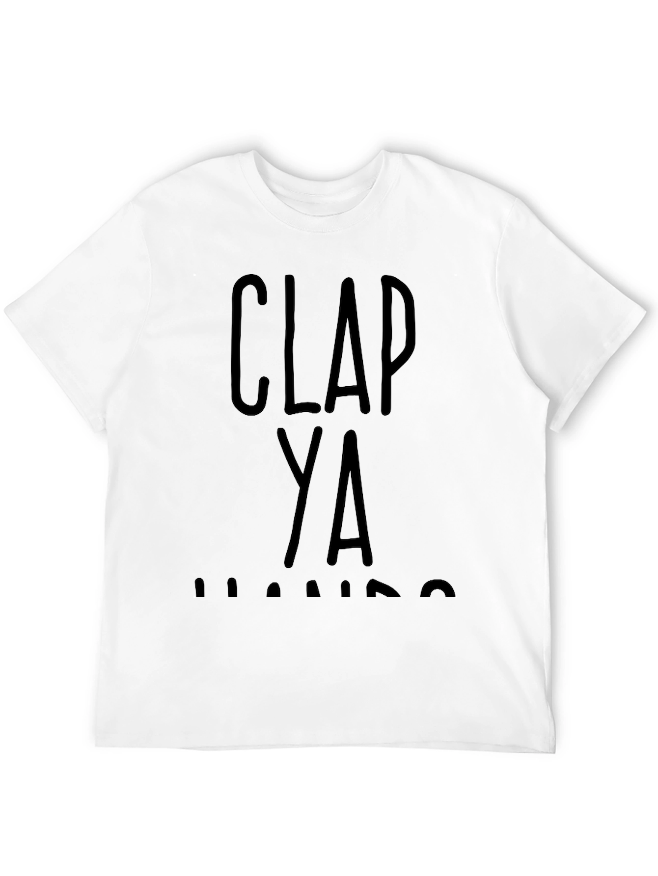 Black Clap Ya Hands Graphic Tee - Black view 12