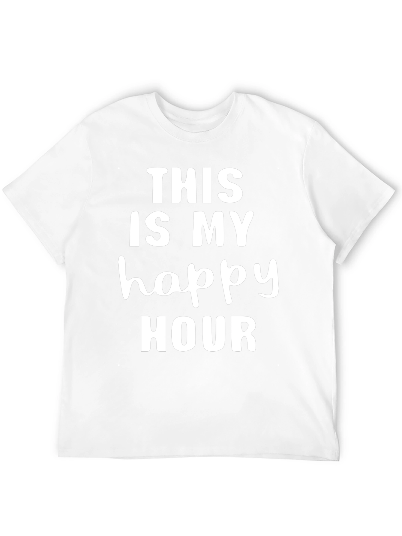 Black This Is My Happy Hour Graphic Tee - Black view 12