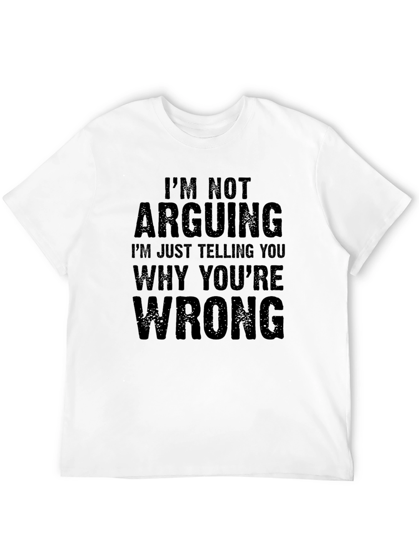 Black Arguing Men's T-Shirt view 12