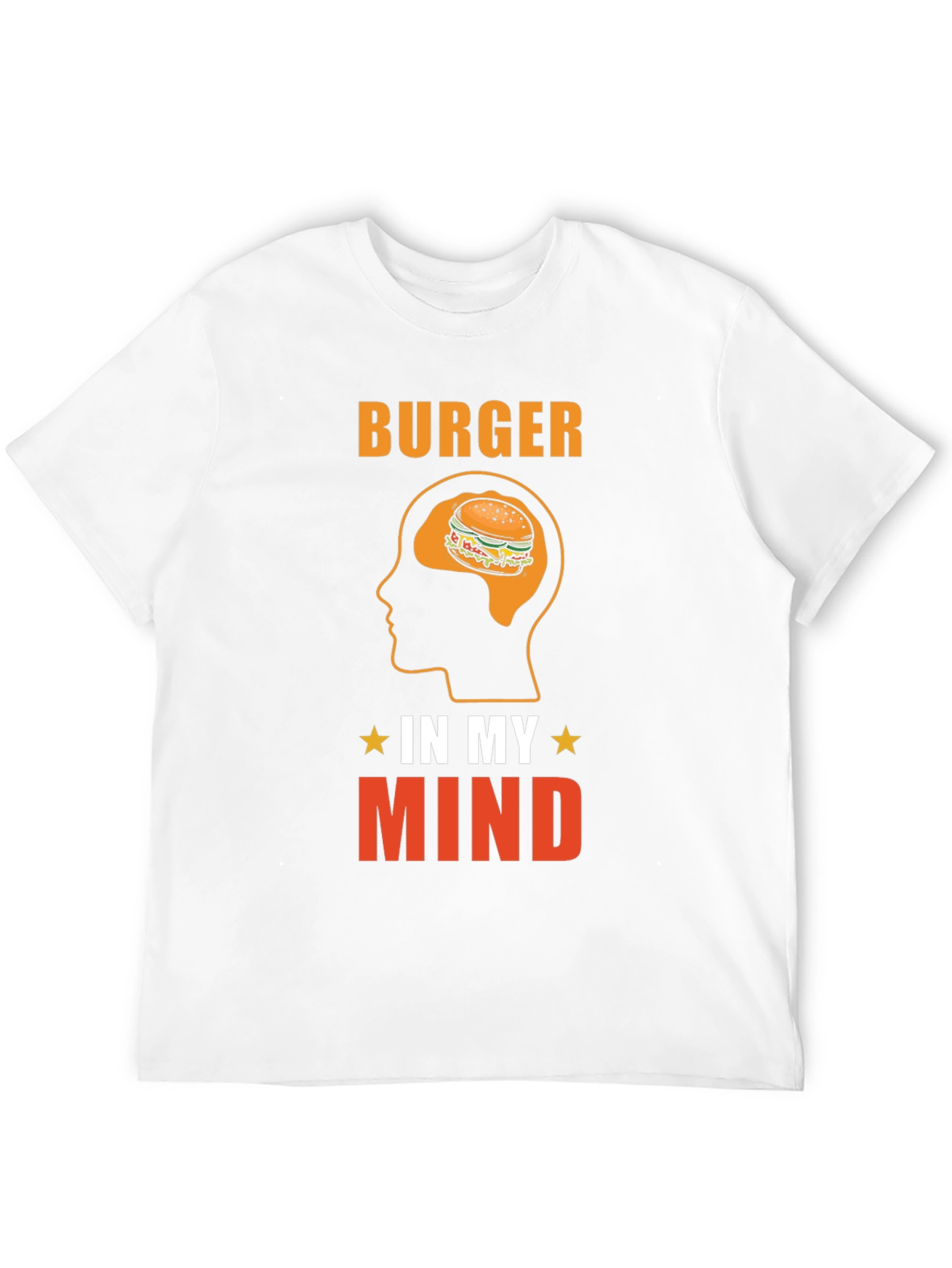 Burger In My Mind Graphic Tee - Foodie T-Shirt - 12
