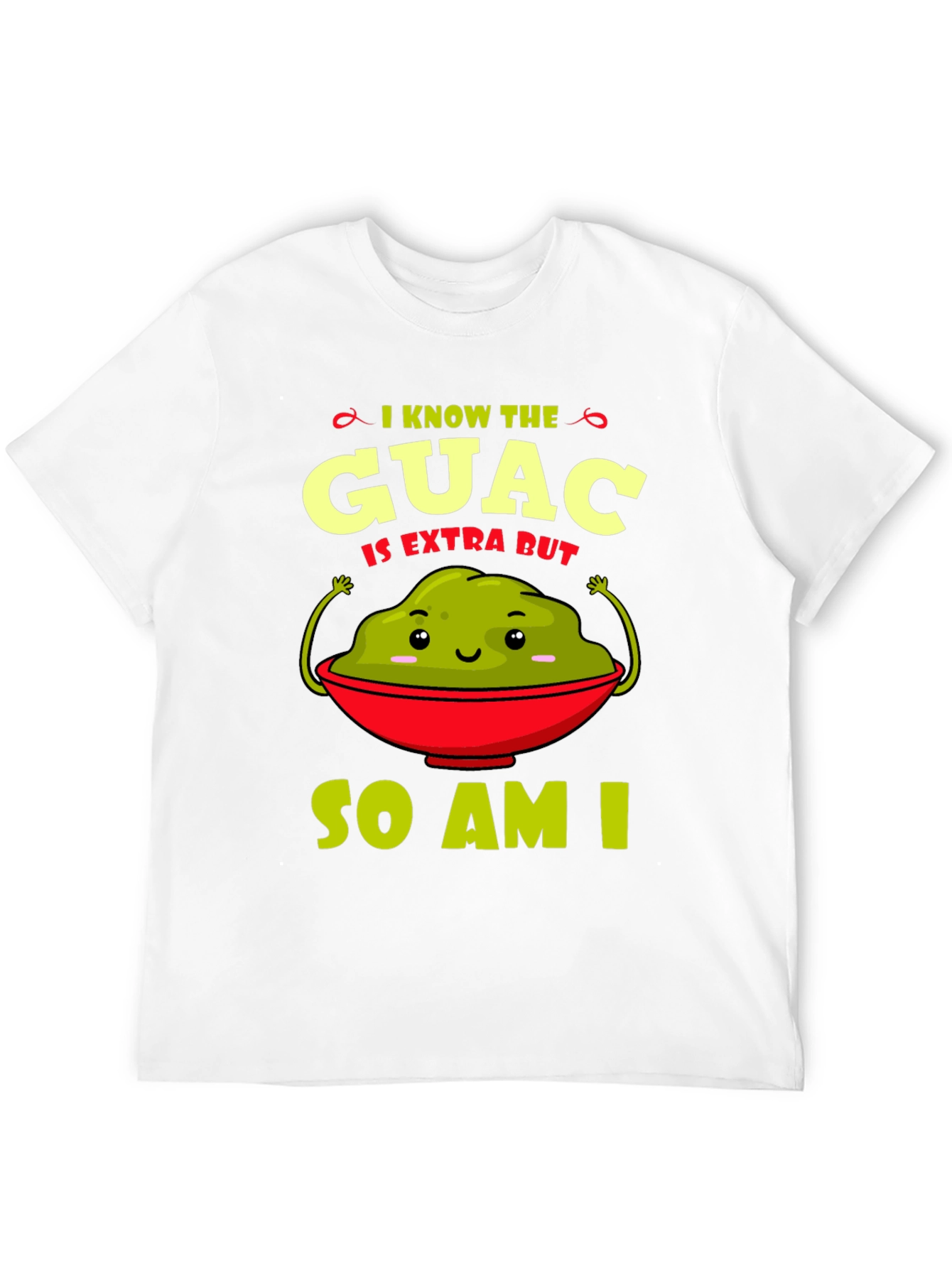 Black Guac Is Extra Graphic Tee - Funny Avocado T-Shirt view 12