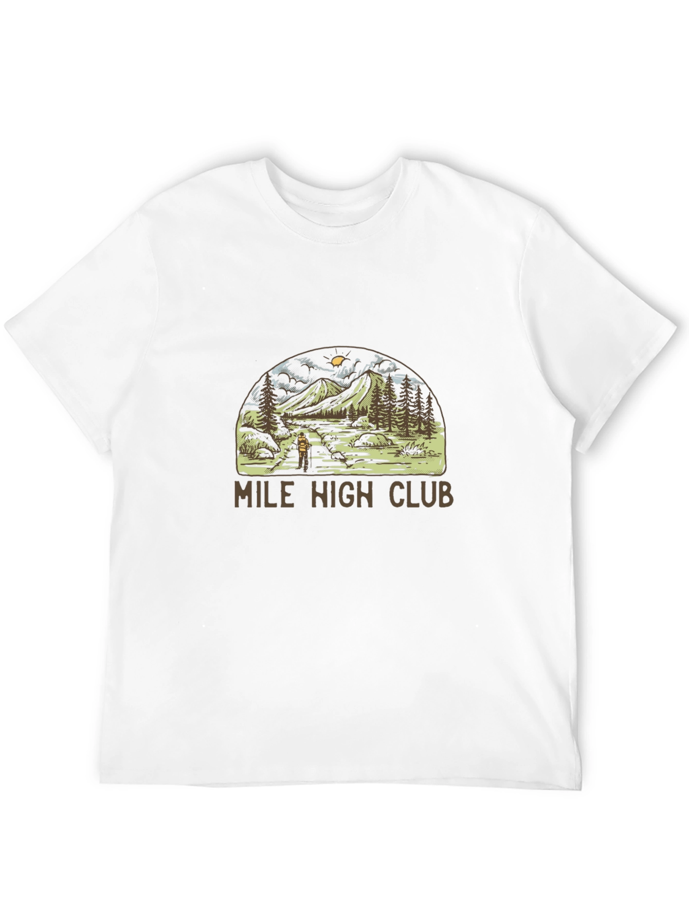 Black Mile High Club Black Graphic Tee view 12