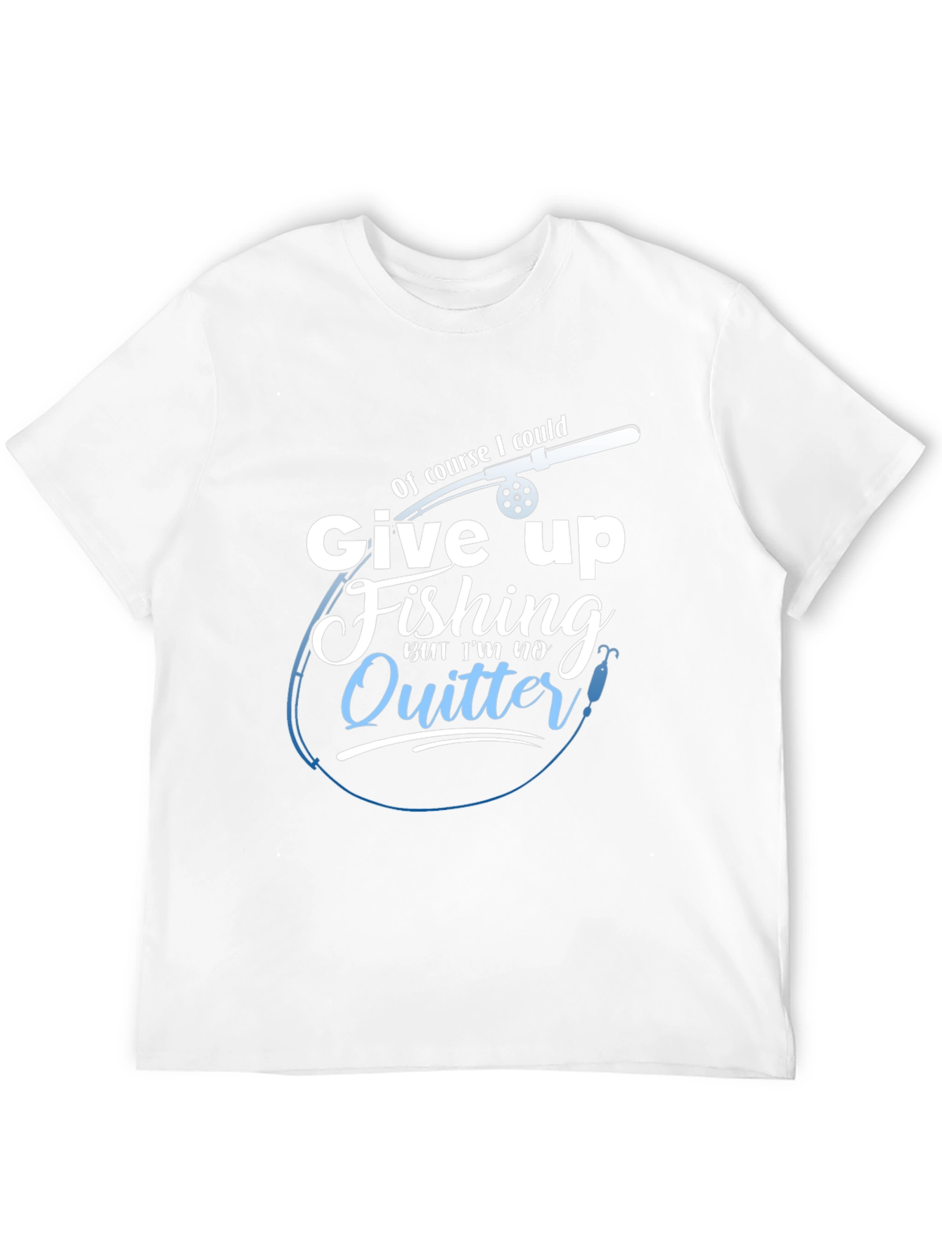 Black Fishing T-Shirt - I'm No Quitter view 12