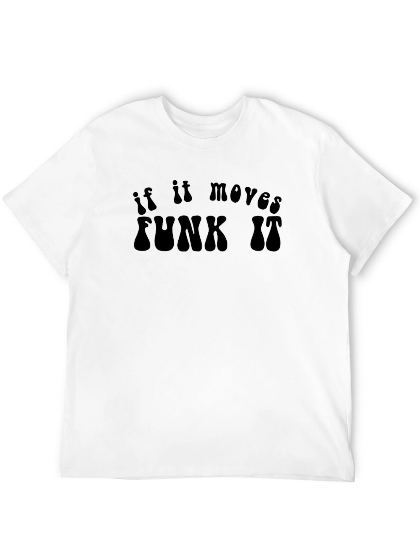 If It Moves Funk It - Black Graphic Tee - 12