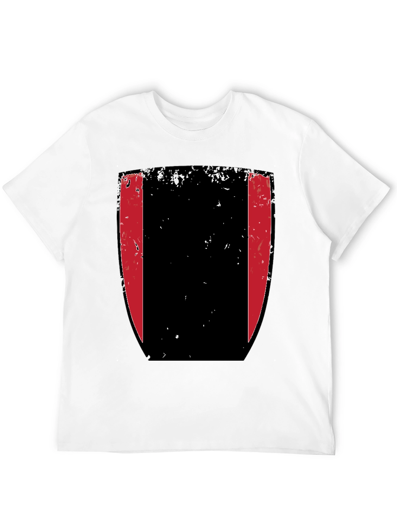 Black Shield Graphic Tee - Black Cotton Blend view 12