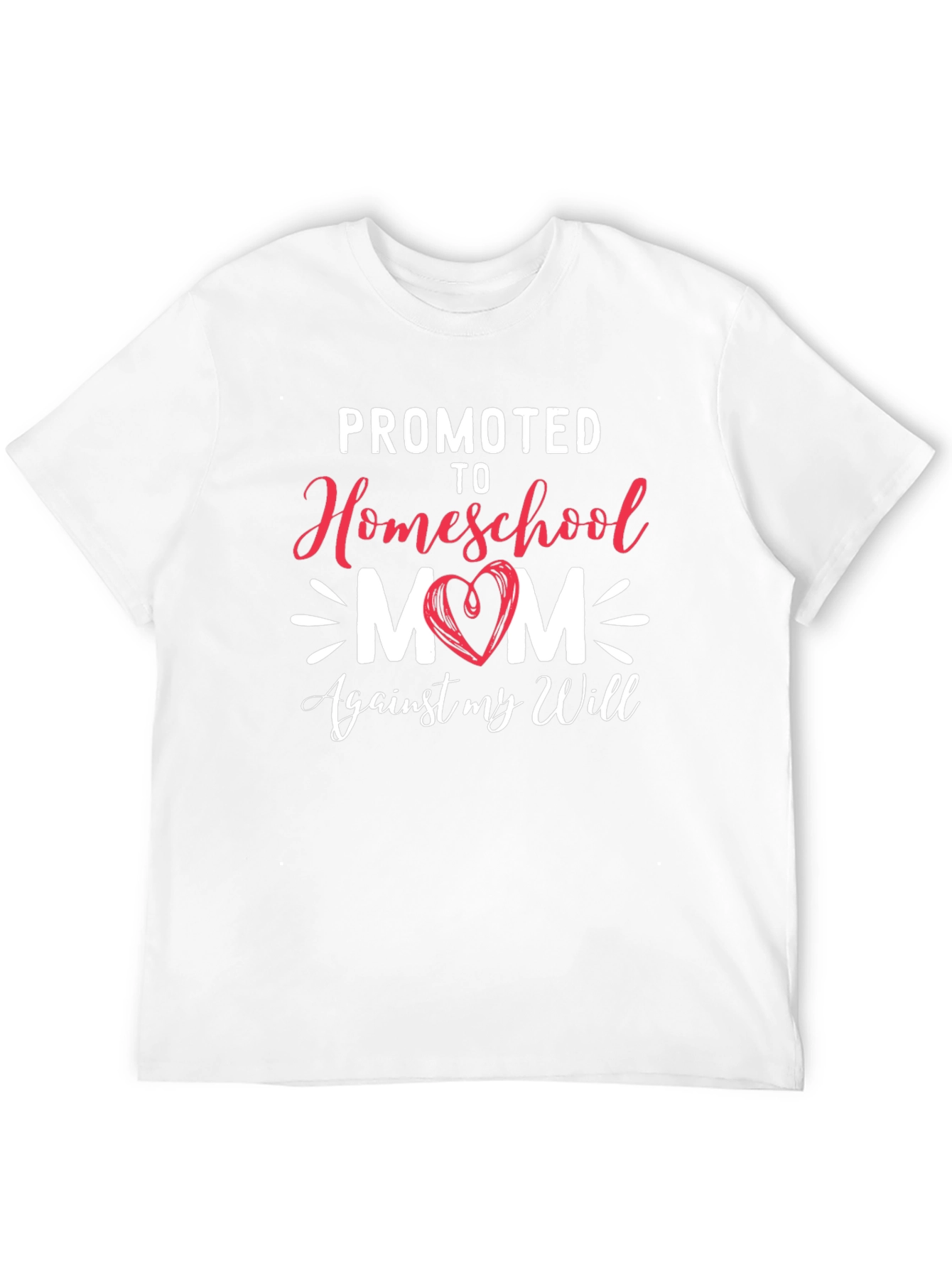 Black Promoted to Homeschool Mom T-Shirt view 12