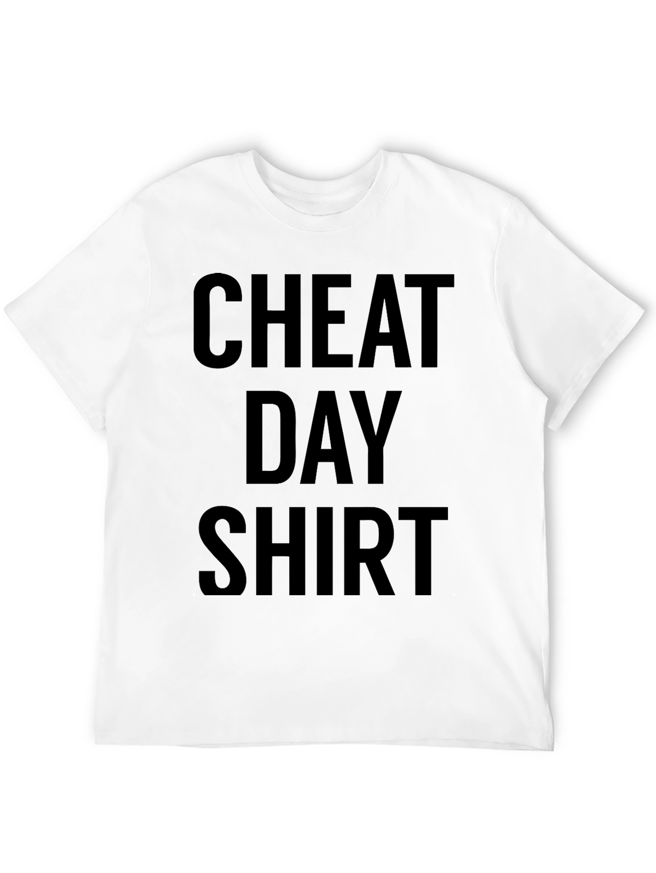 Black Cheat Day Shirt - Relaxed Fit Tee view 12