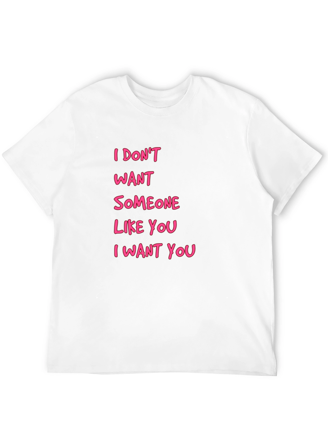 Black I Want You Black T-Shirt view 12