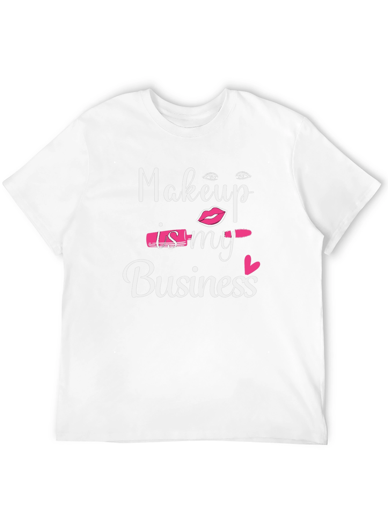 Black Makeup is My Business T-Shirt, Black, Cotton Blend view 12