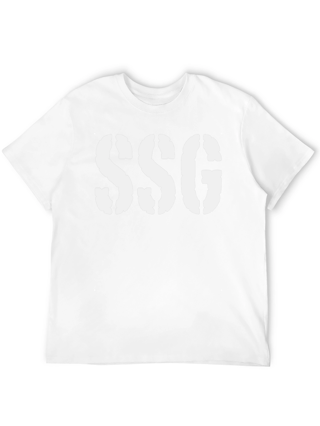 Black SSG Stencil Graphic Tee - Bold Black Casual Comfort view 12